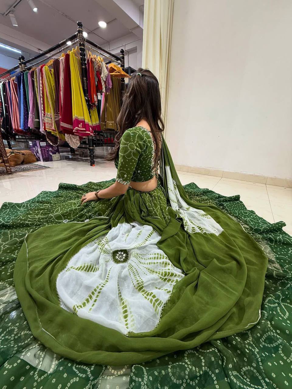 Kundan Kalash Navratri Lehenga Choli