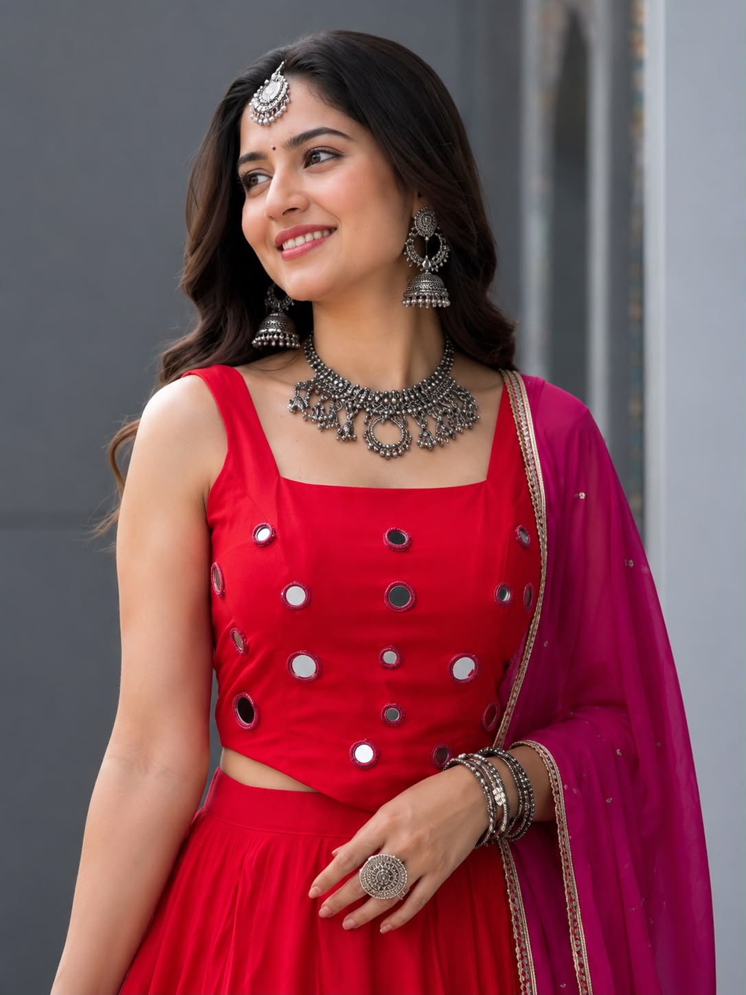 Navika Gulnaar Navratri Lehenga Choli