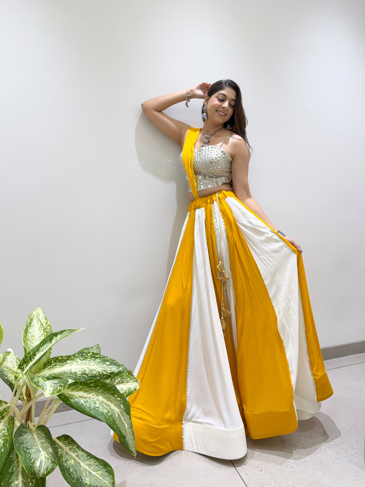 Dholira Rangtara Navratri Lehenga Choli
