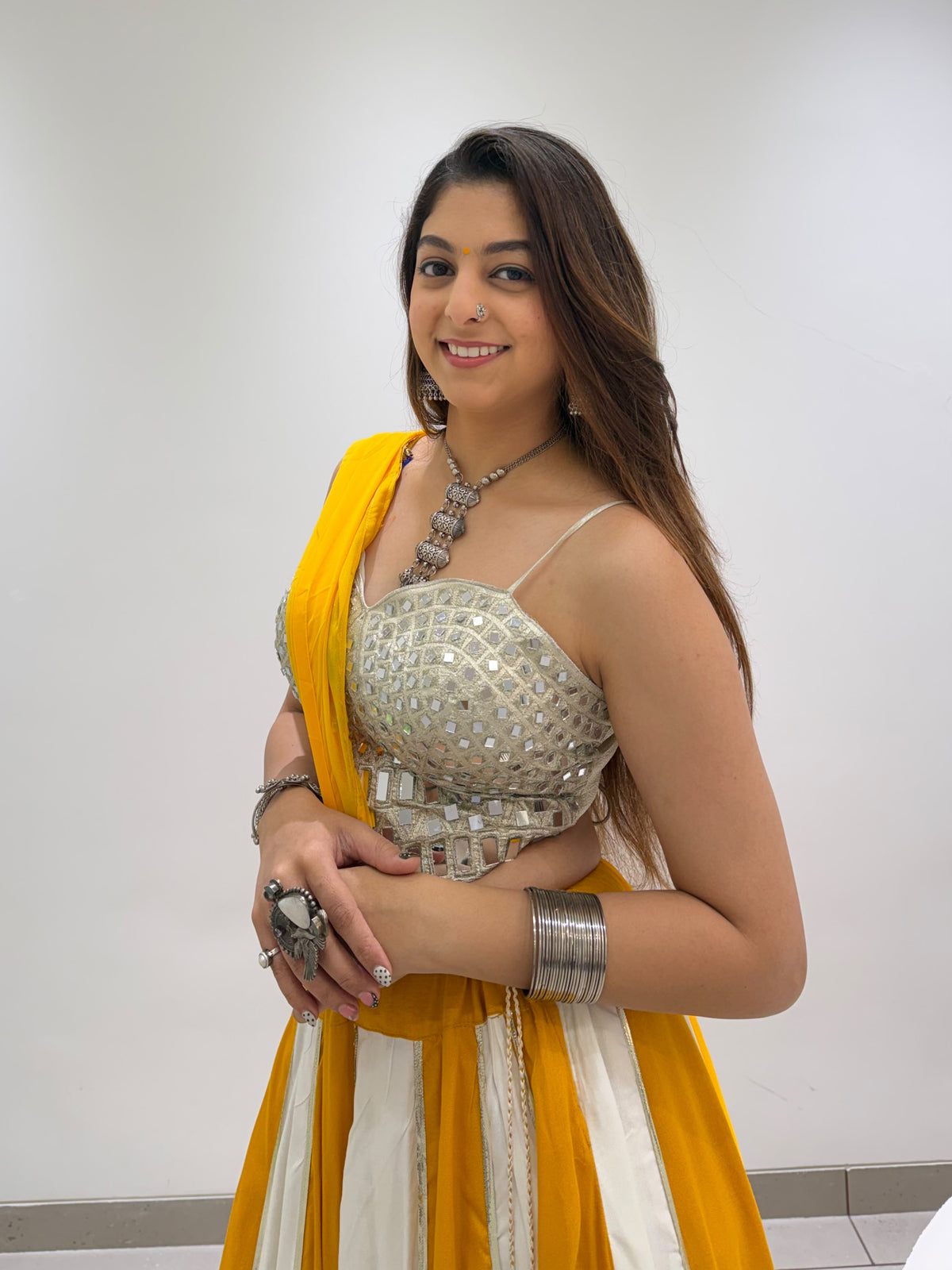 Dholira Rangtara Navratri Lehenga Choli