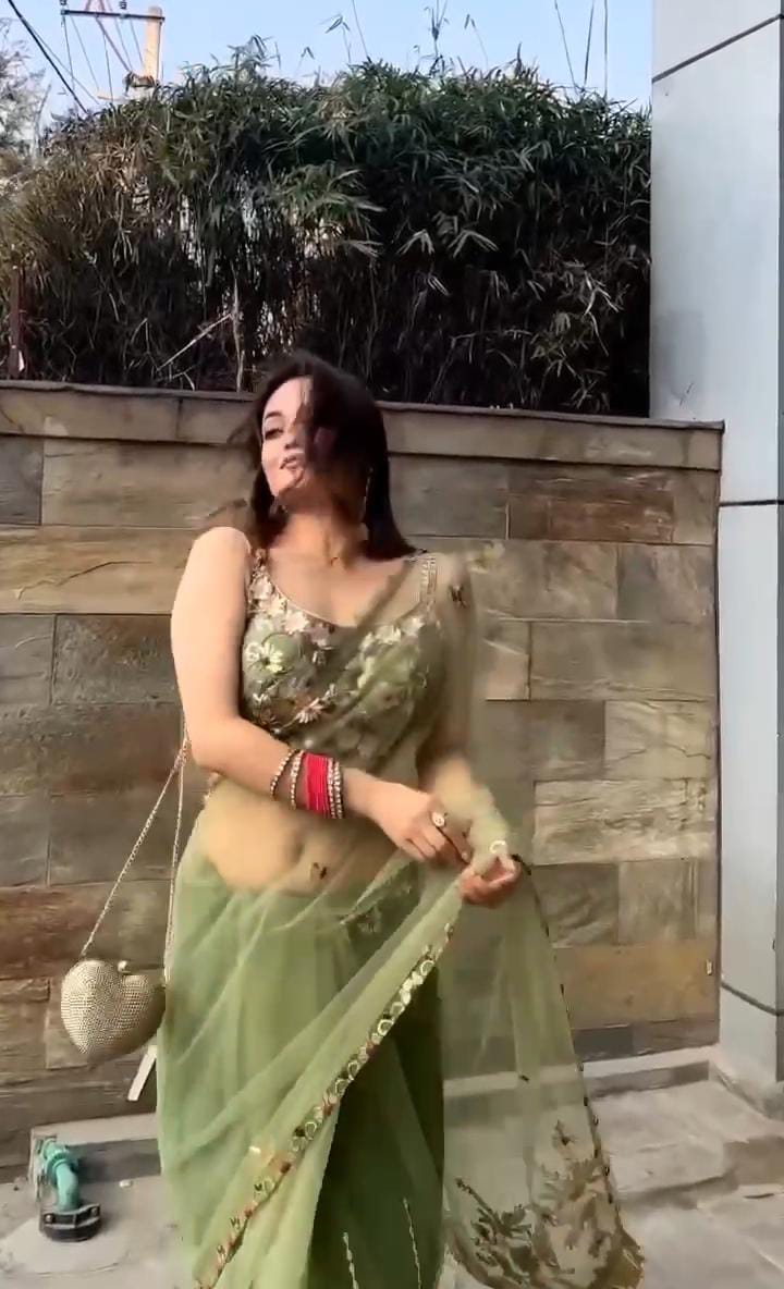 Jasvi Blossom Embroidered Saree