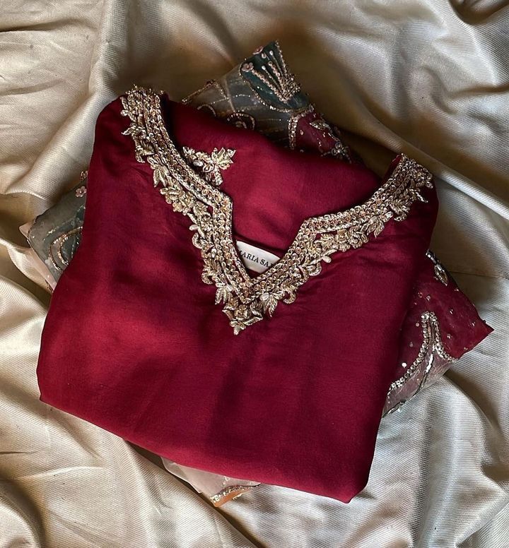 Maroon Elegance Dainty Sharara Set
