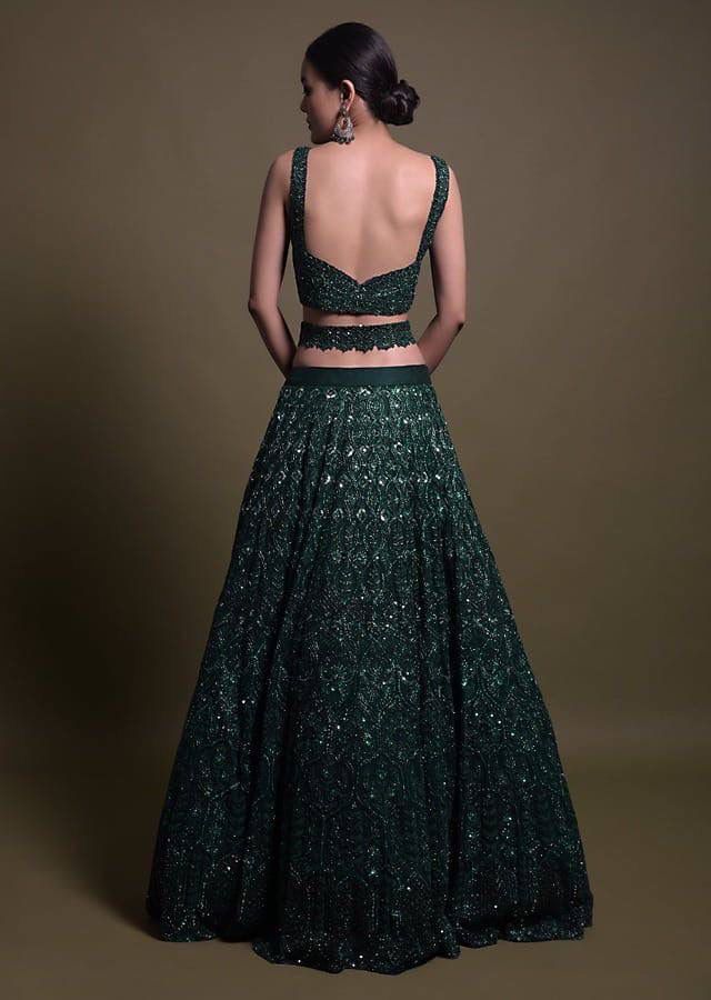 Mystic Green Regal Lehenga Choli