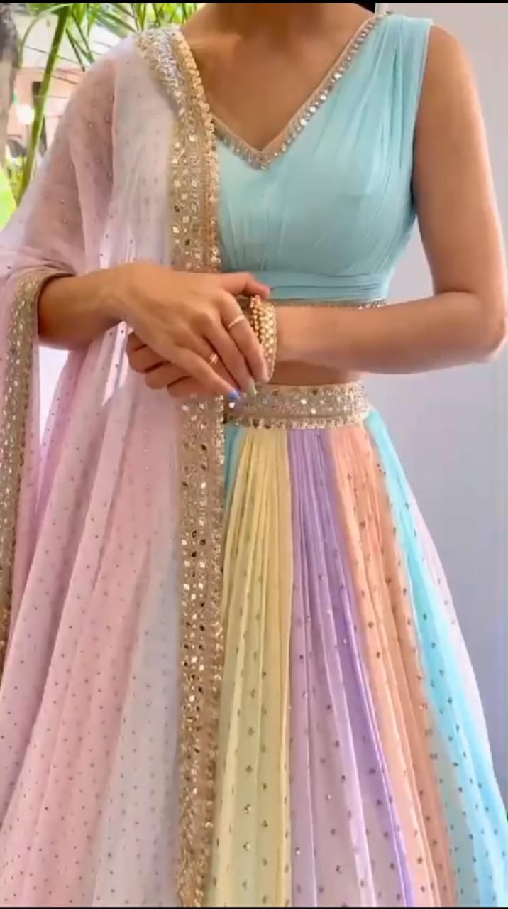 Rainbow Reverie Lehenga Set