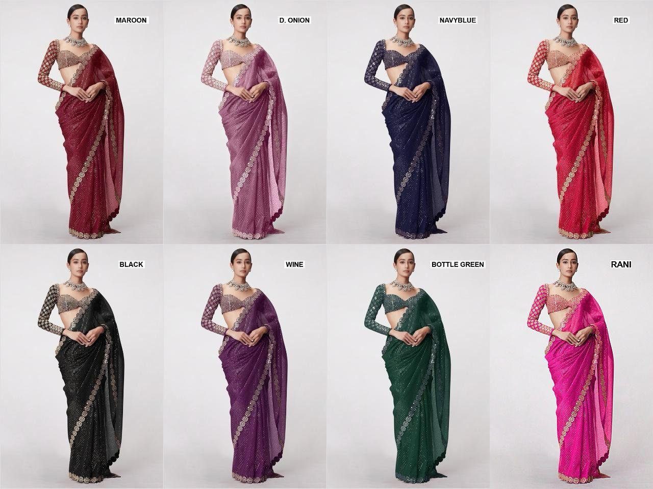 Mirror Mystique Saree