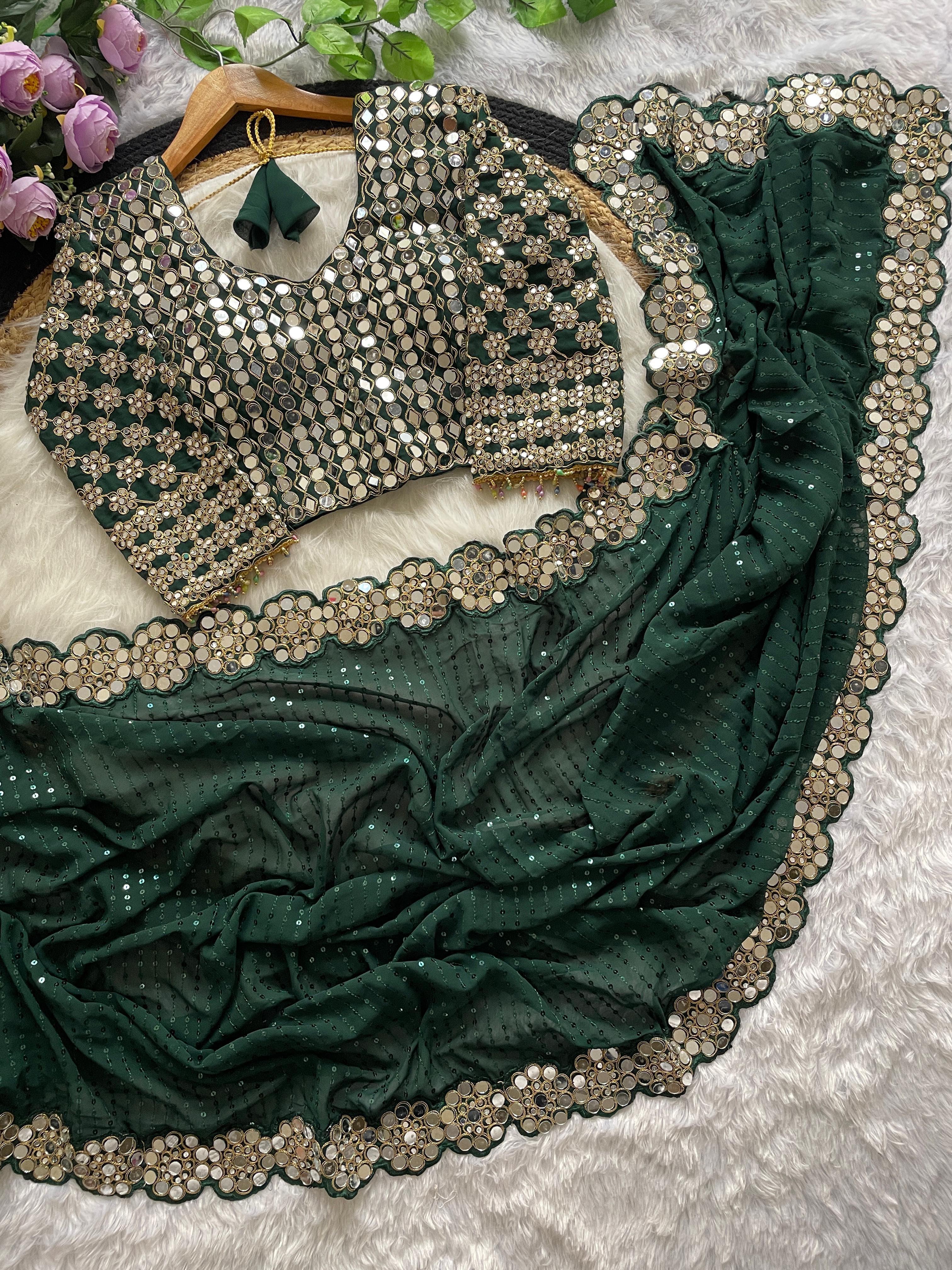 Mirror Mystique Saree