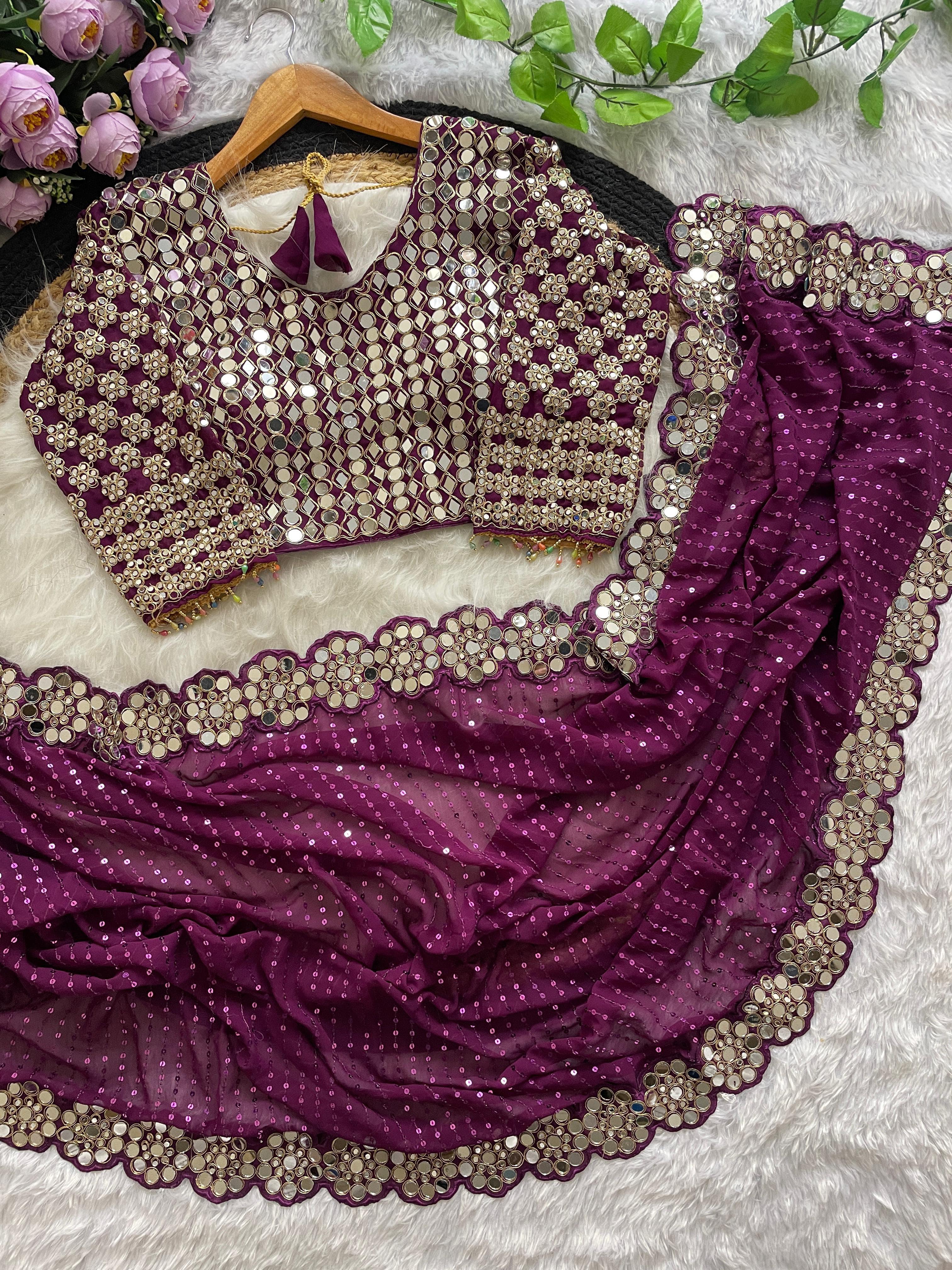 Mirror Mystique Saree