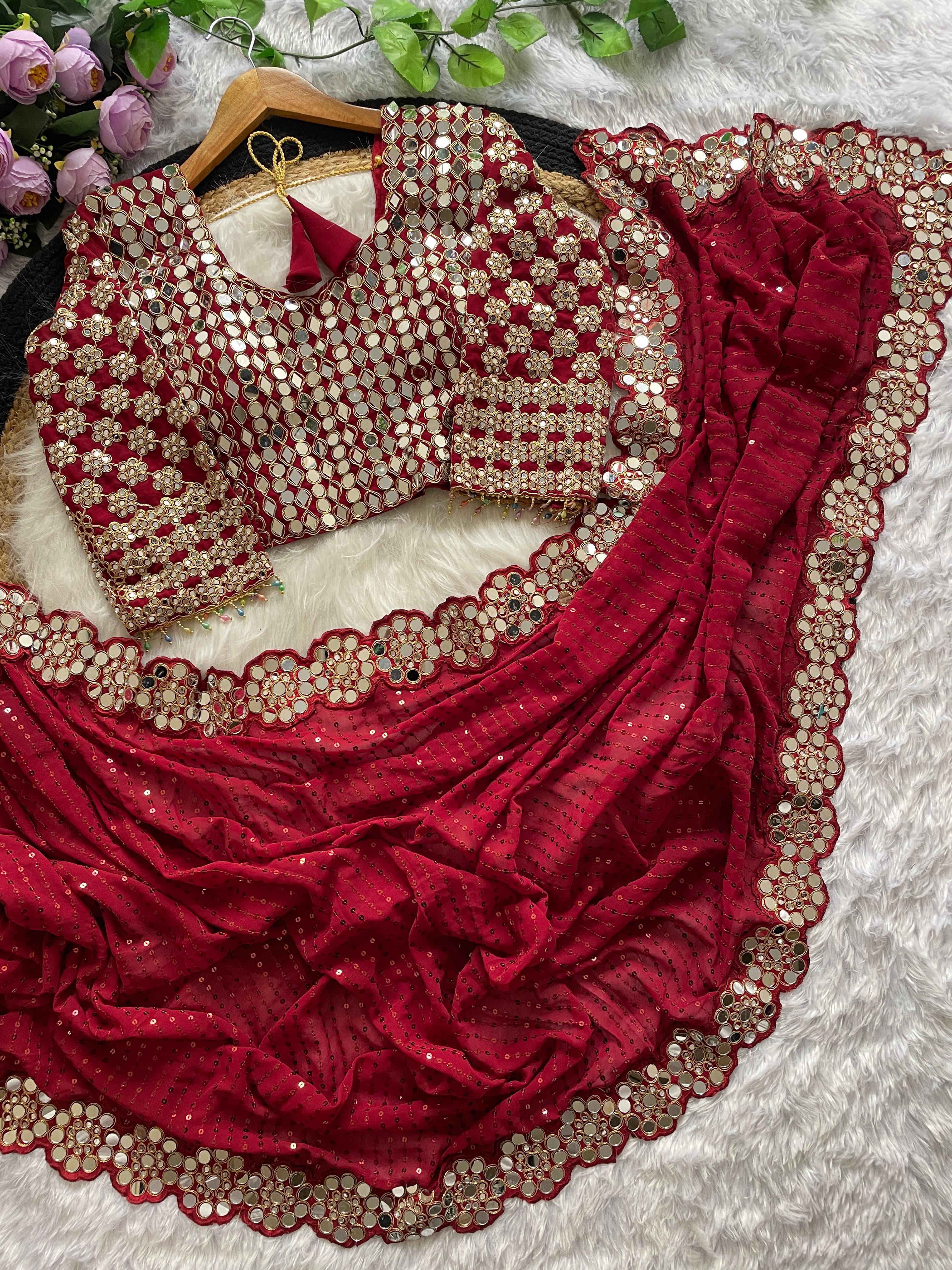 Mirror Mystique Saree