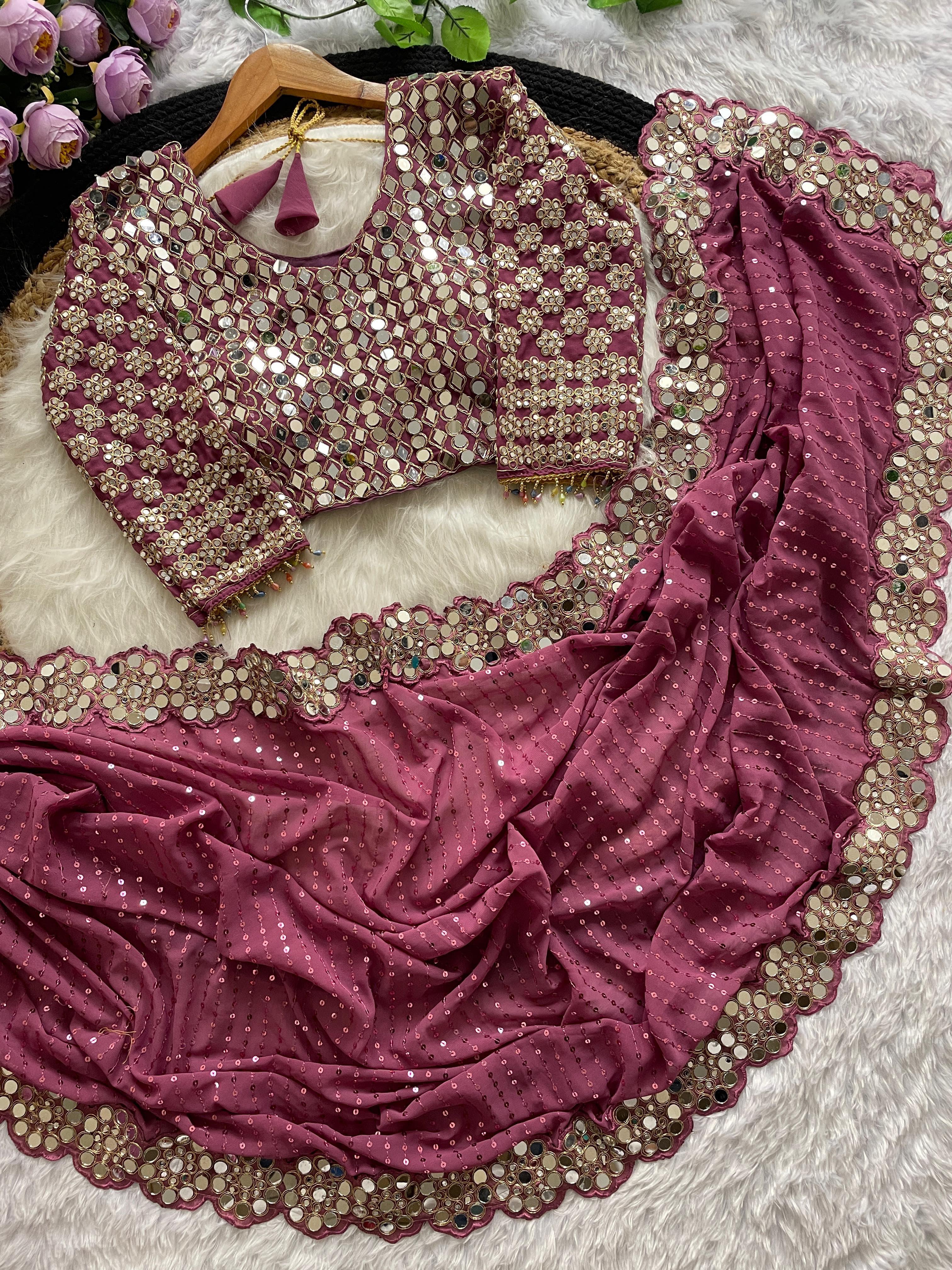 Mirror Mystique Saree