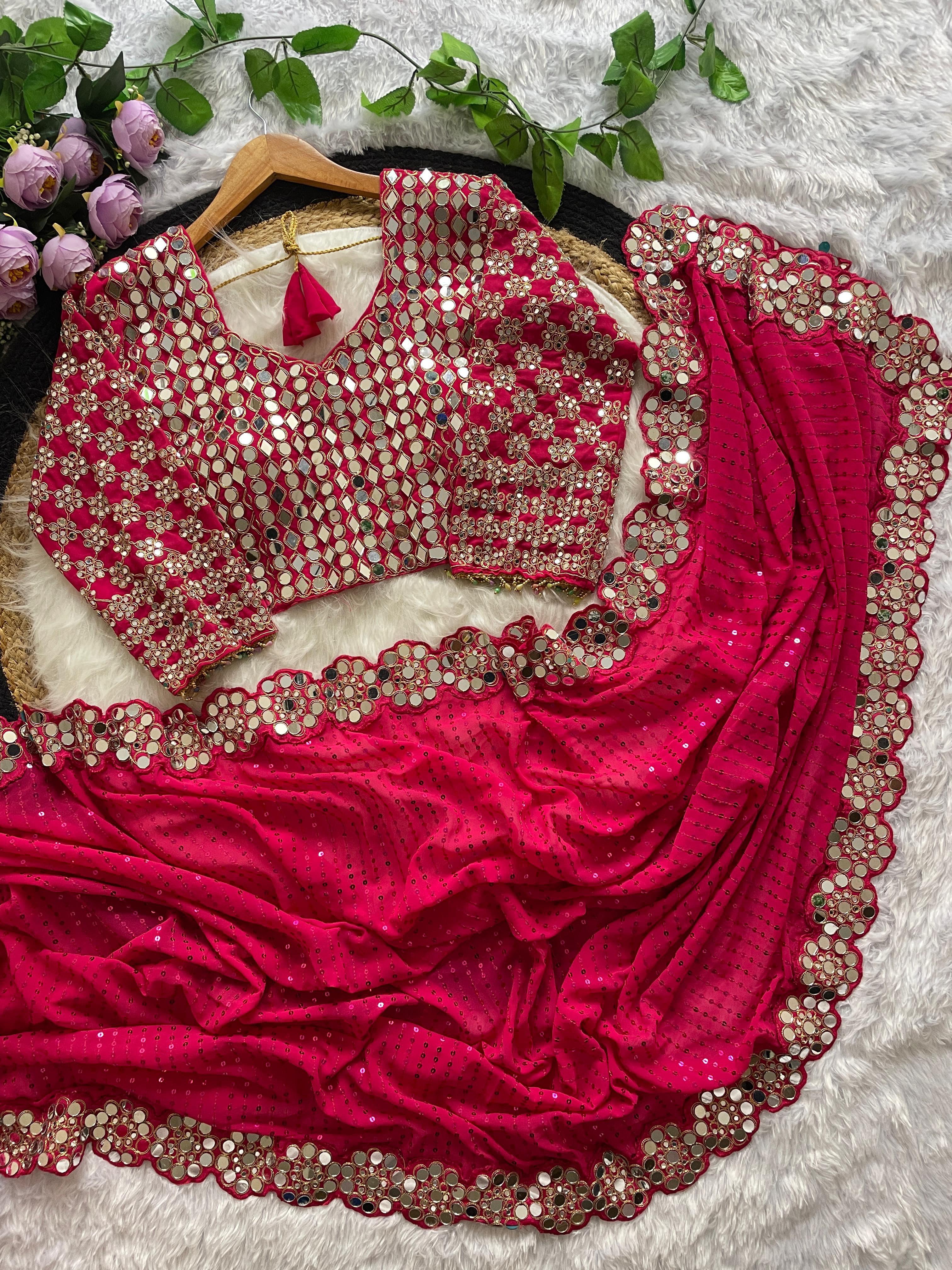 Mirror Mystique Saree