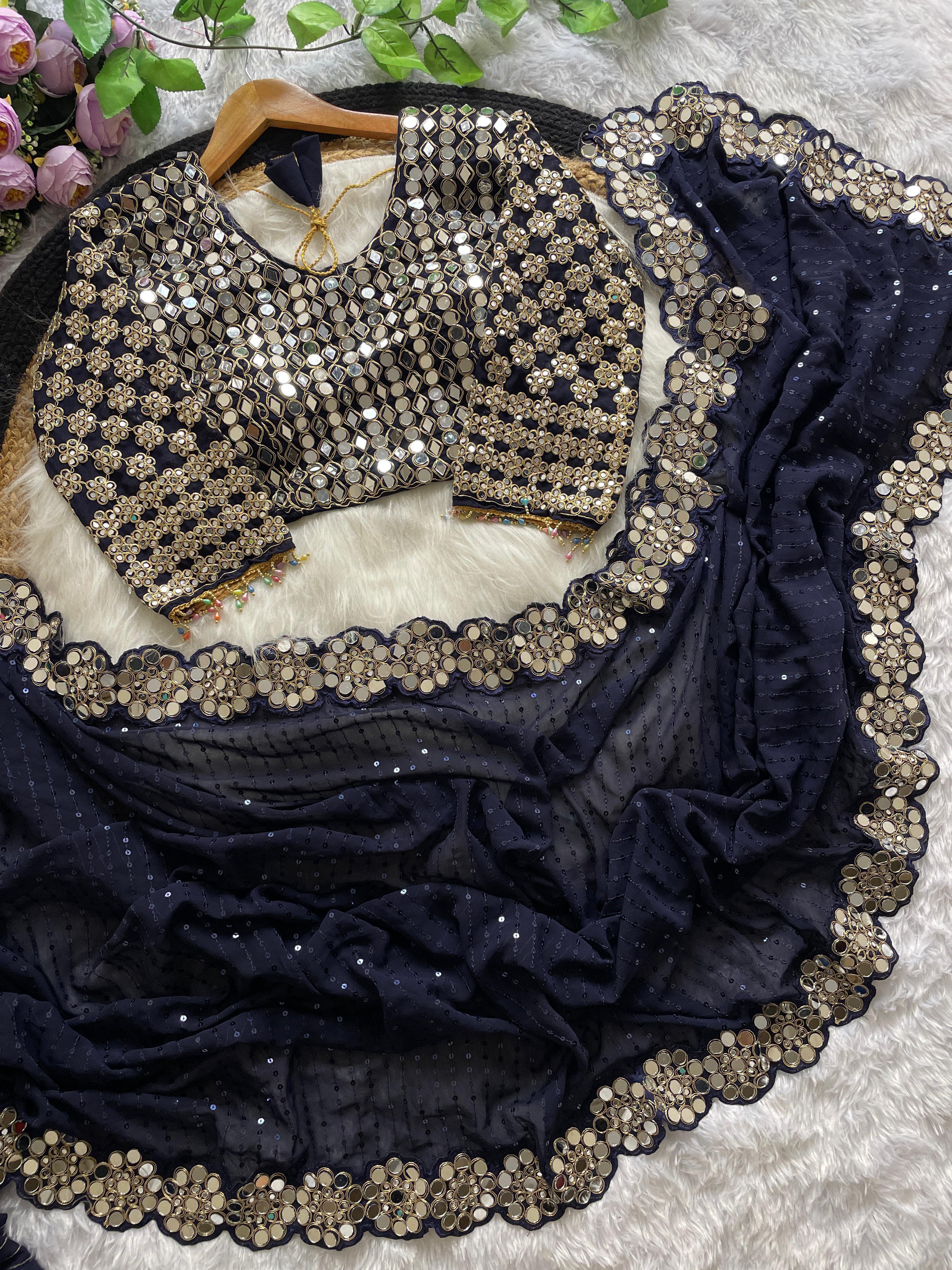 Mirror Mystique Saree