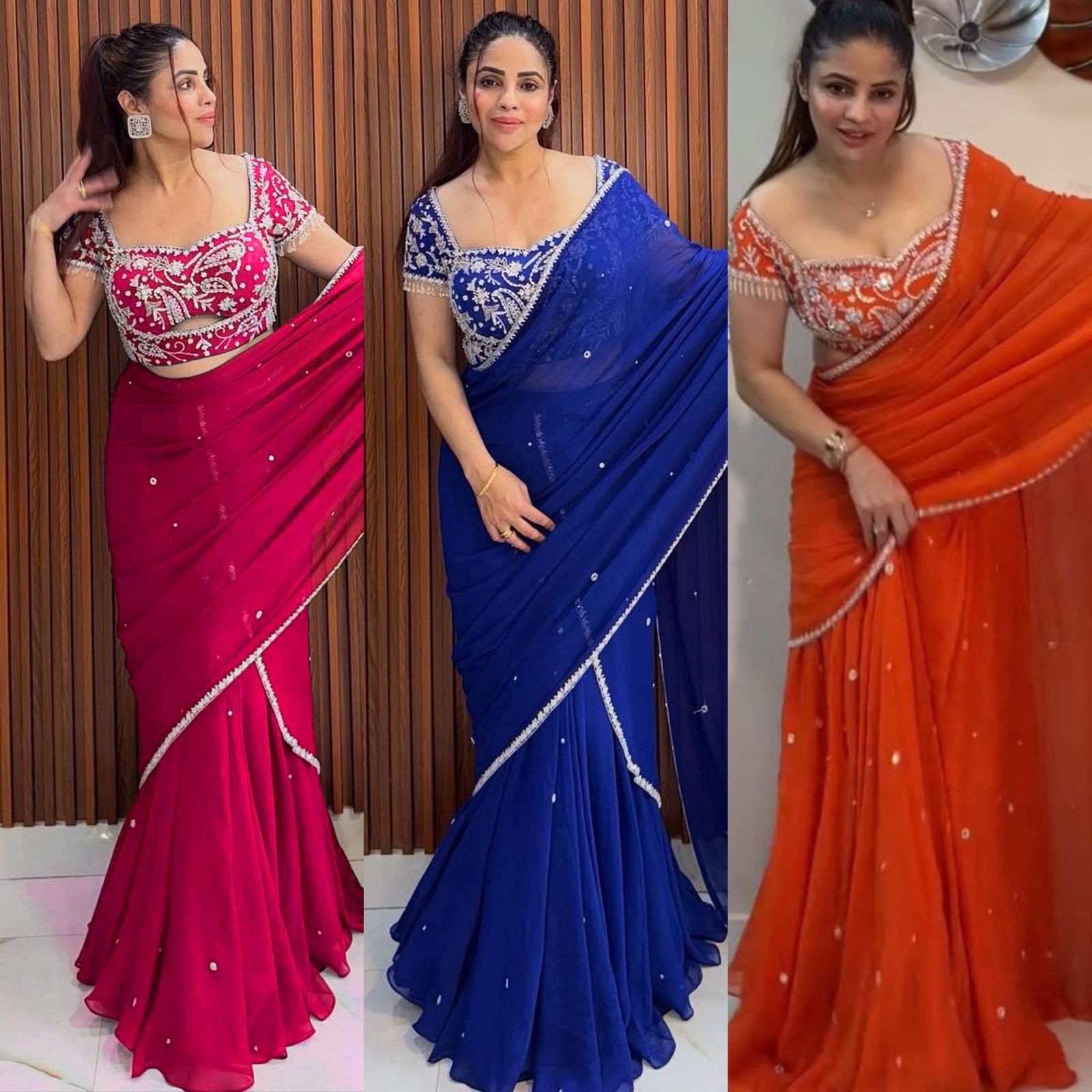 Nura Sequence Lehenga Saree