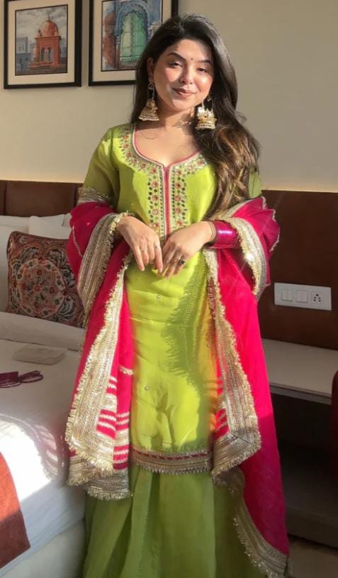 Zarista Bloom Sharara Suit Set