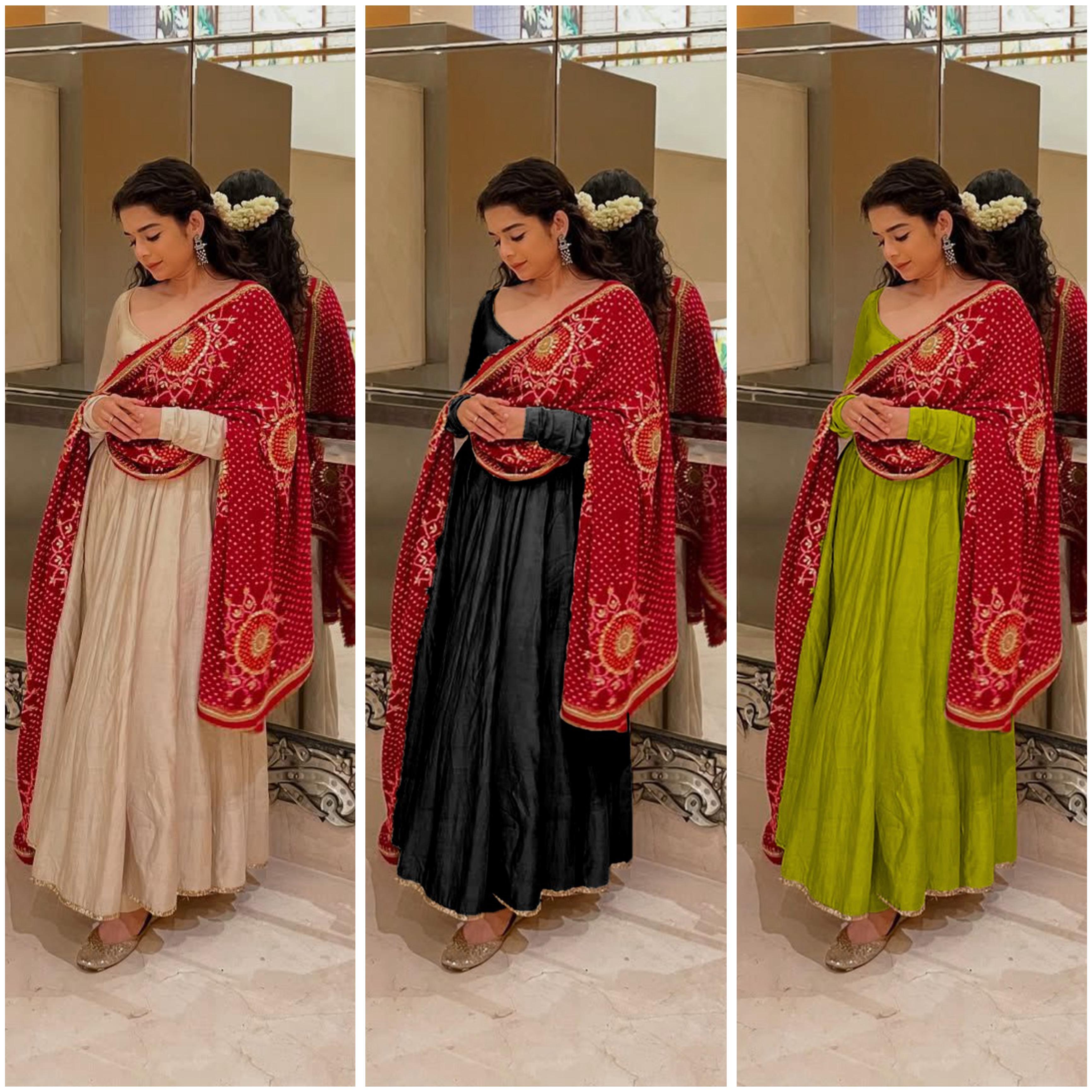 Leela Loom Gown With Dupatta