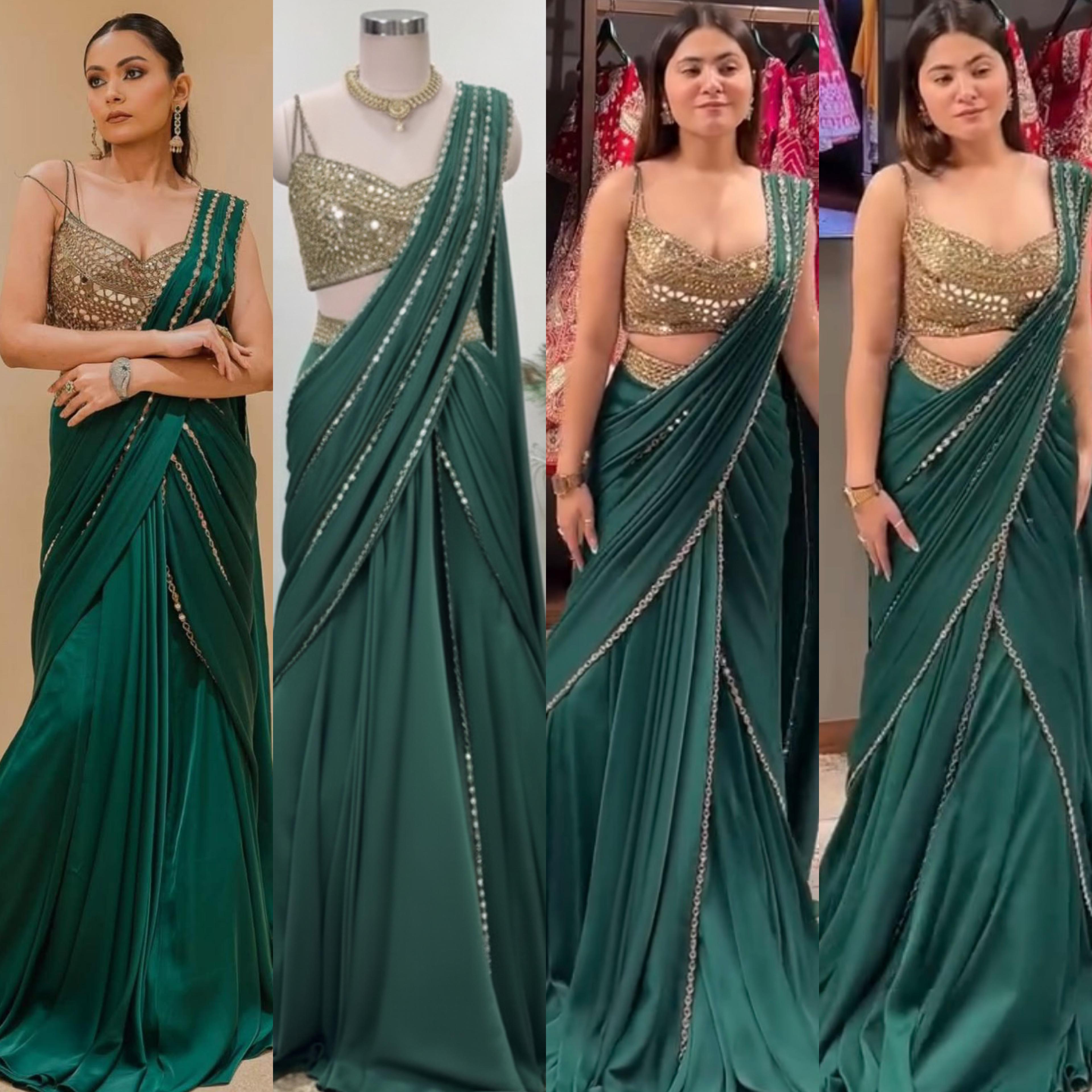 Pine Blossom Ready To Wear Fantasy Saree
