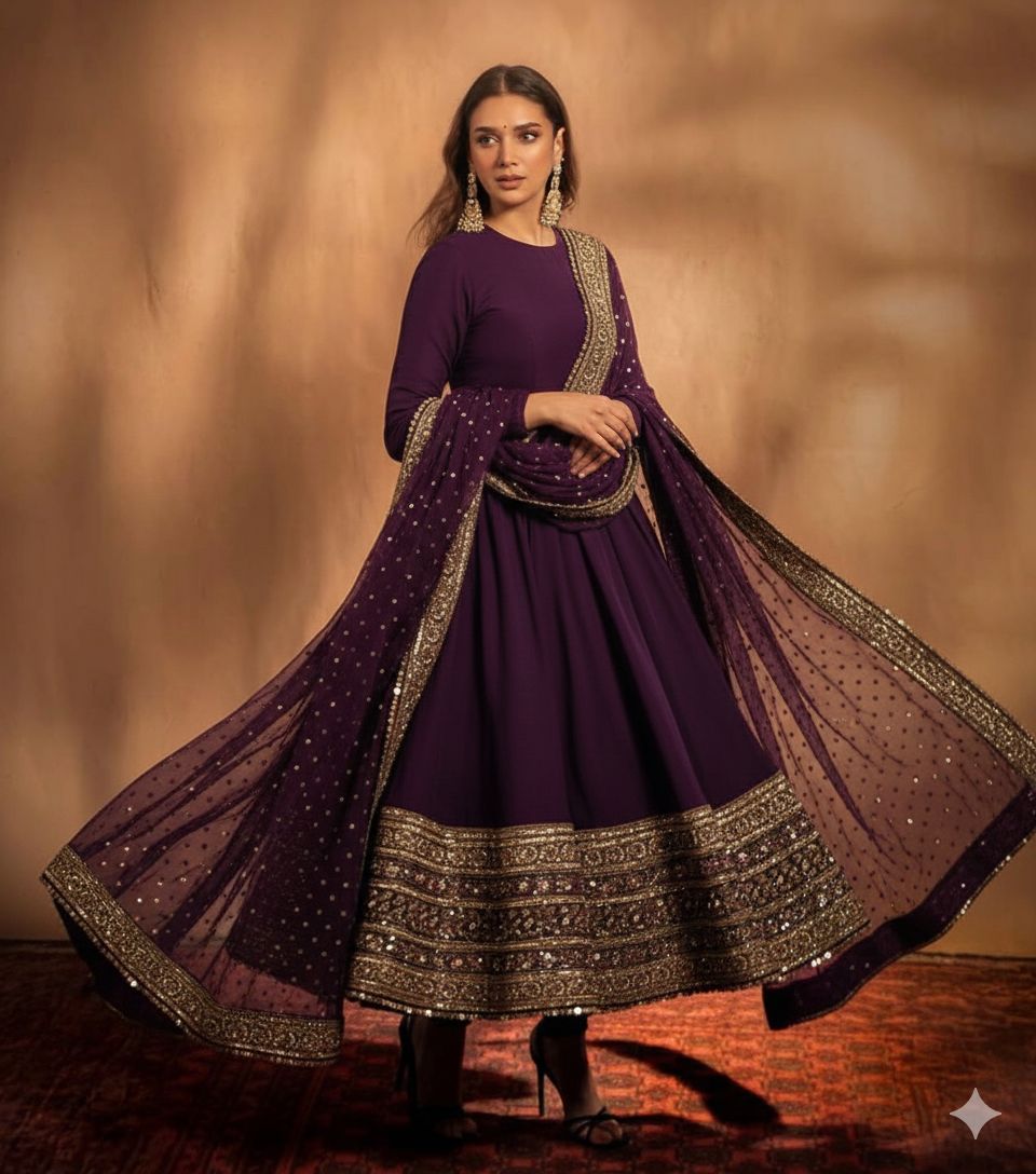 Aditi Rao Hydari Gown With Dupatta