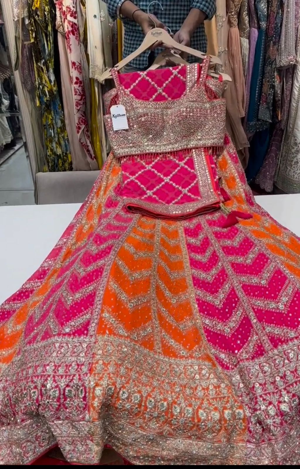 Sparkling Ceremonial Lehenga Choli