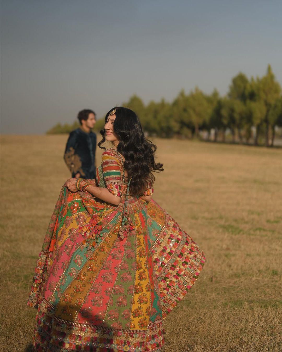 Stylish Multicolored Lehenga Choli