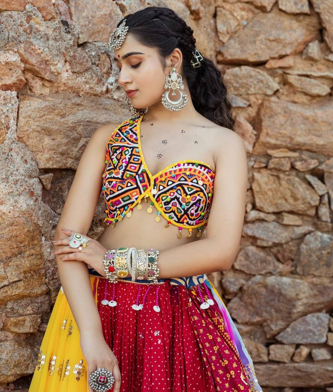 Desi Diva Drape Lehenga Choli