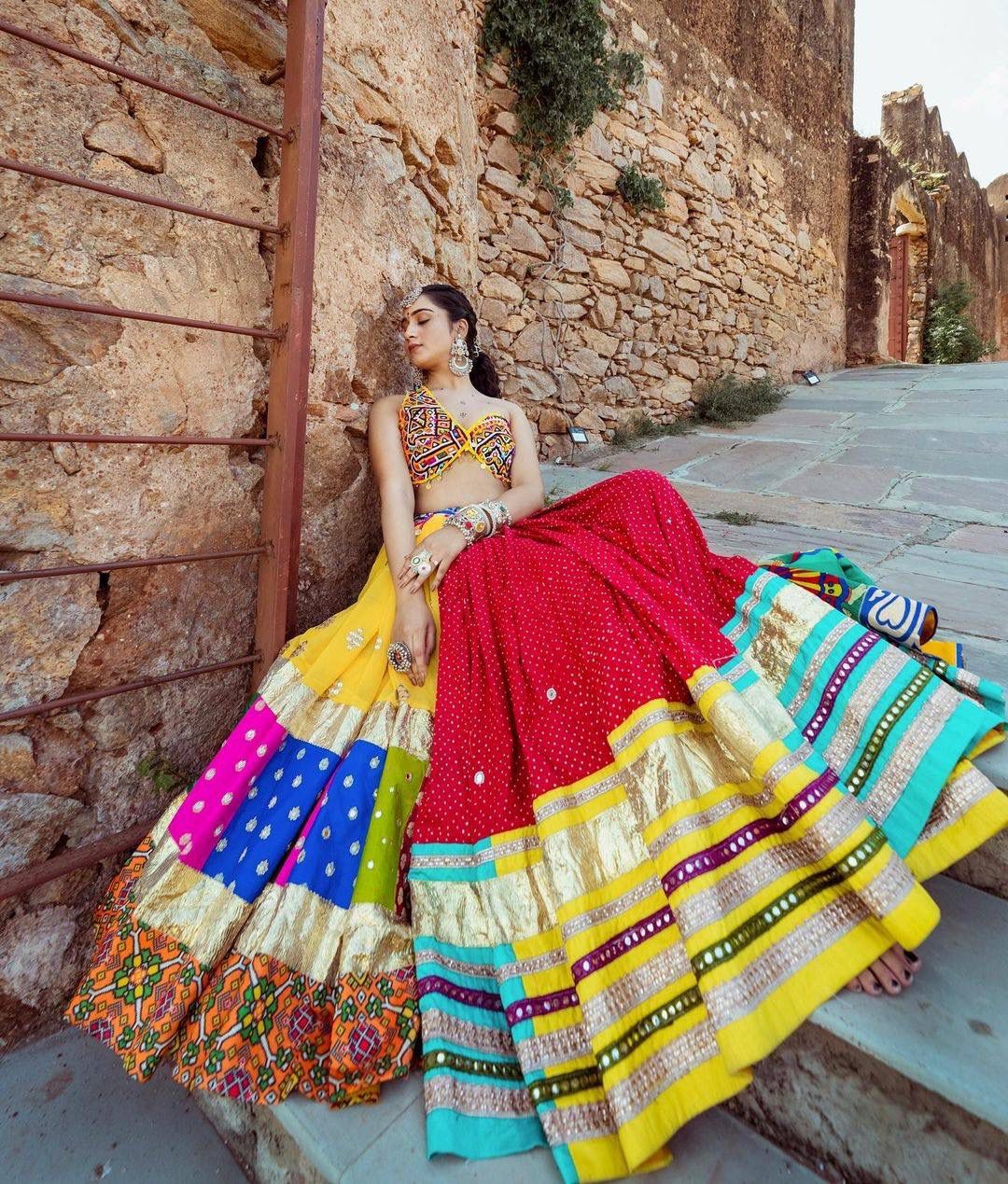 Desi Diva Drape Lehenga Choli