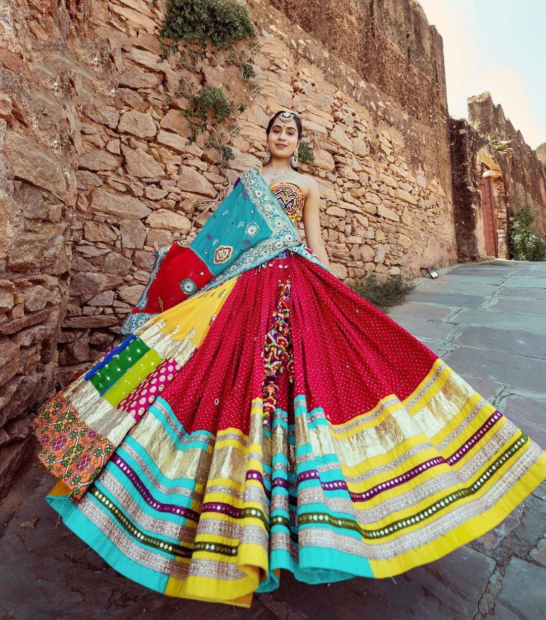 Desi Diva Drape Lehenga Choli