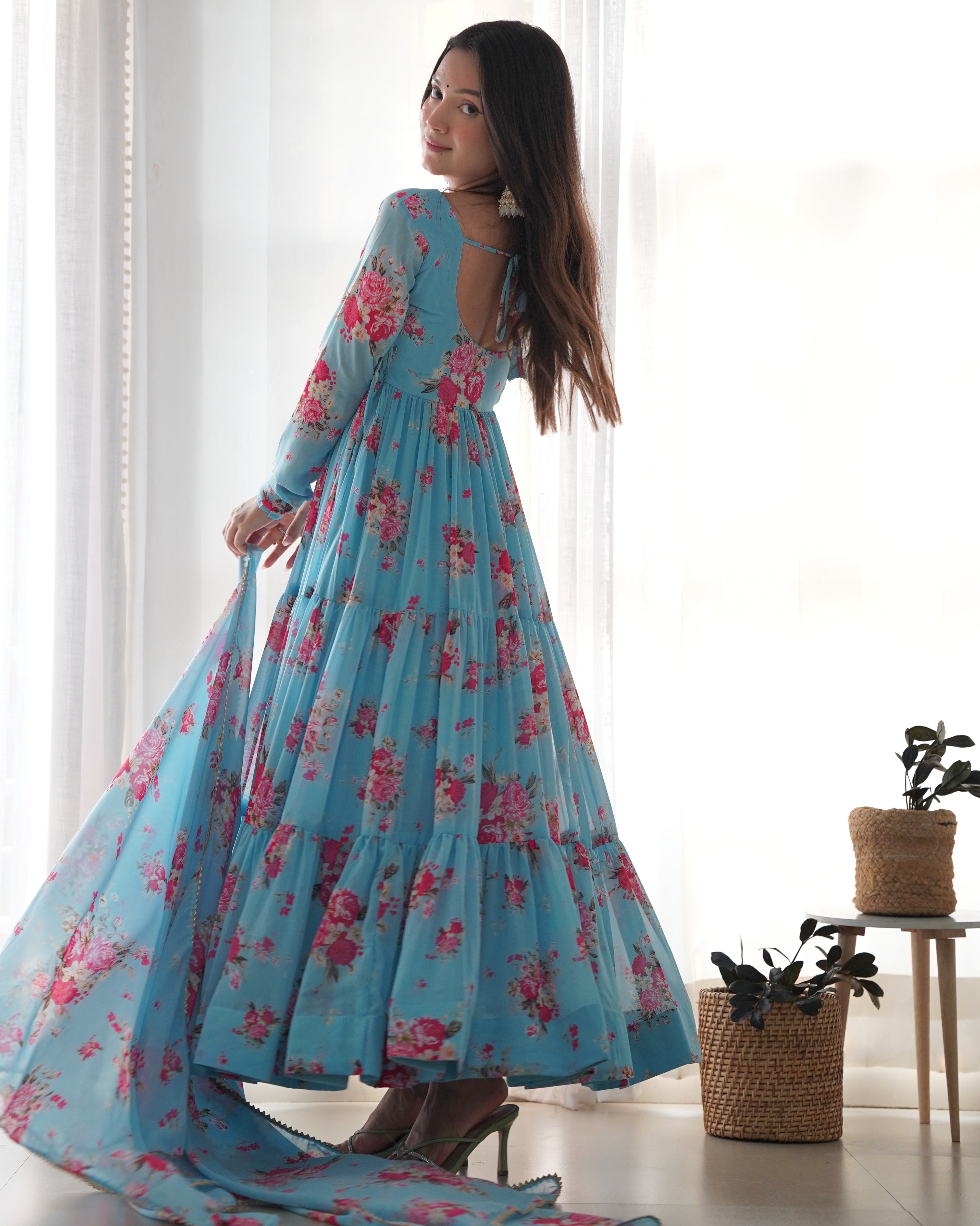 Floral Breeze Anarkali