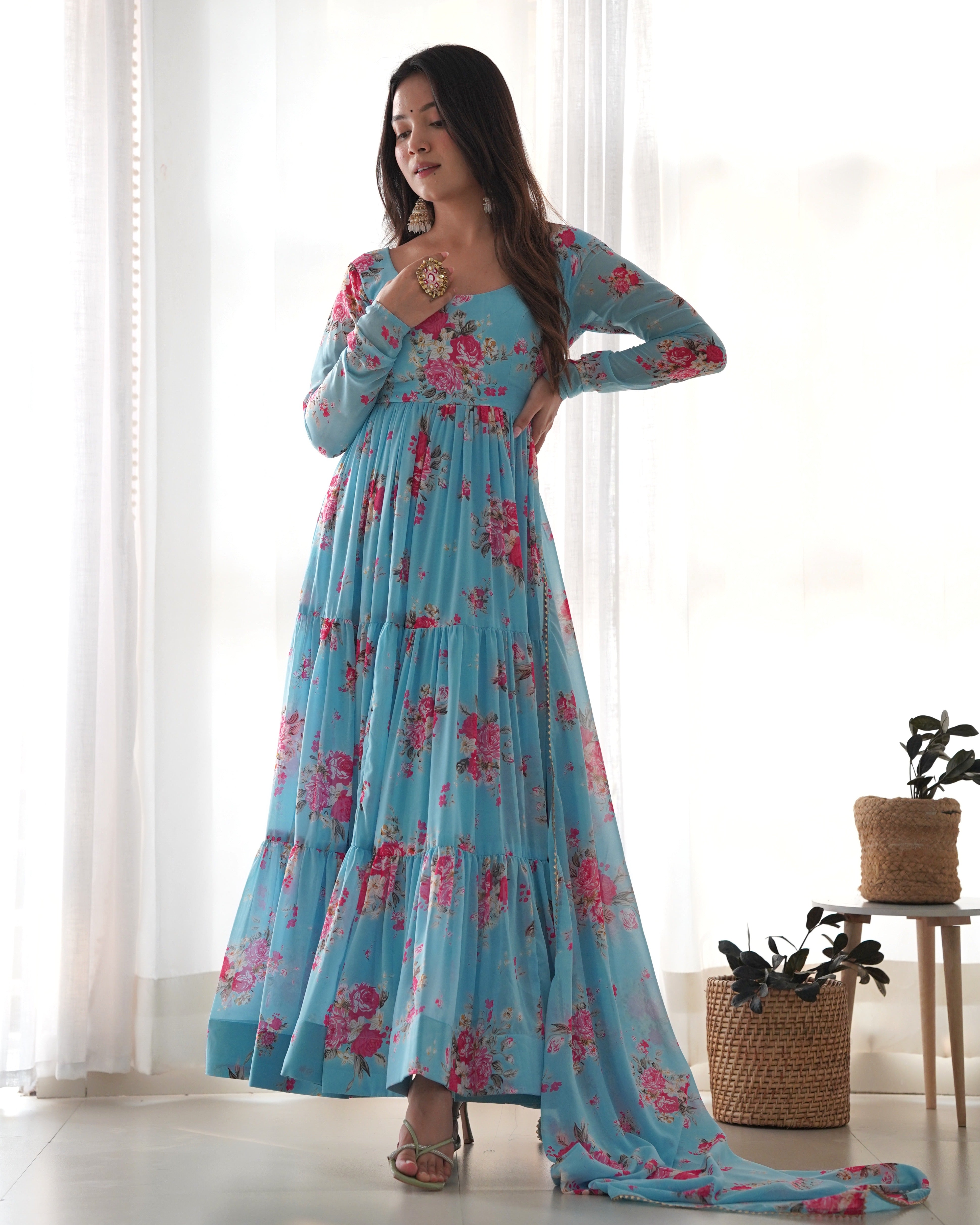 Floral Breeze Anarkali