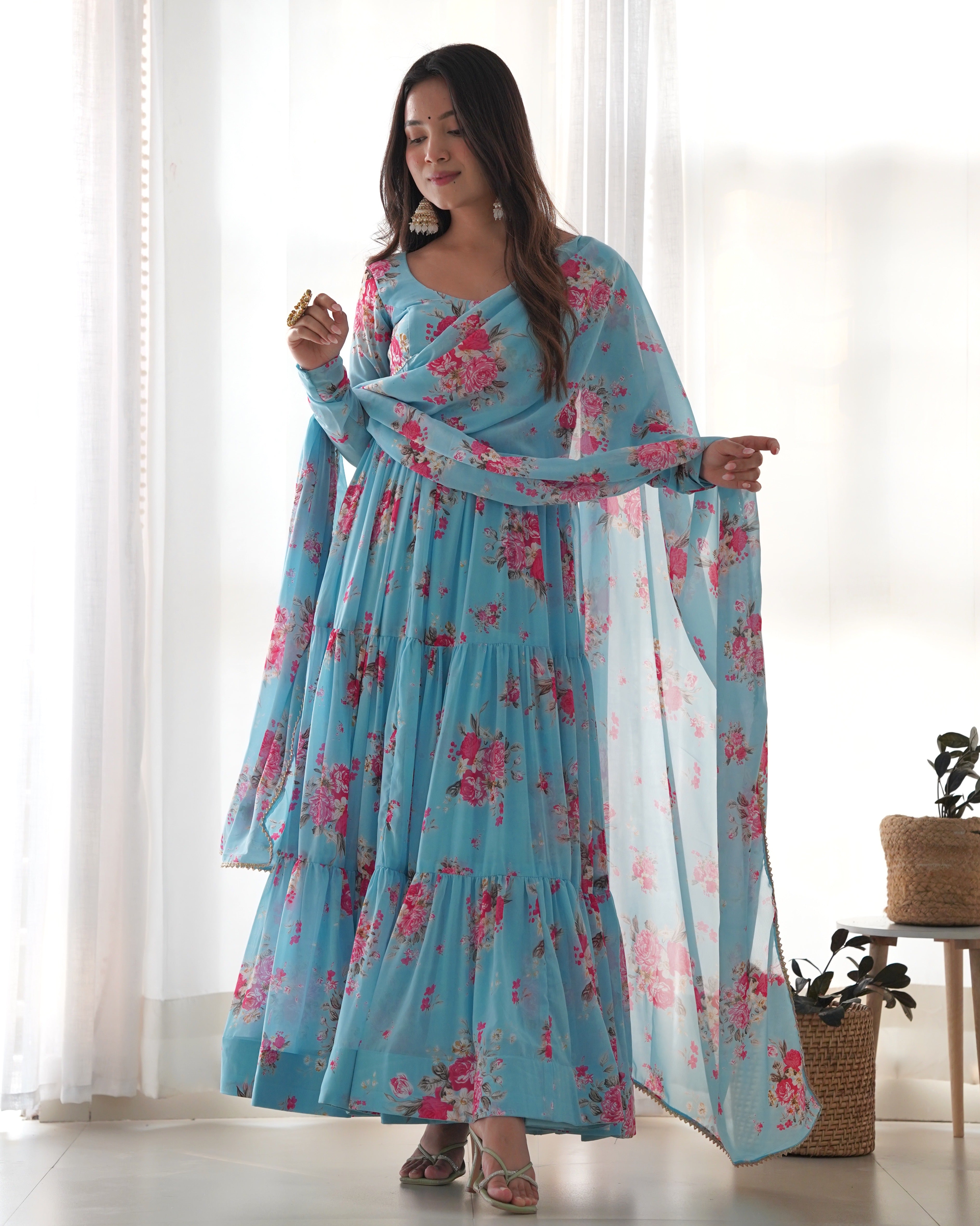 Floral Breeze Anarkali