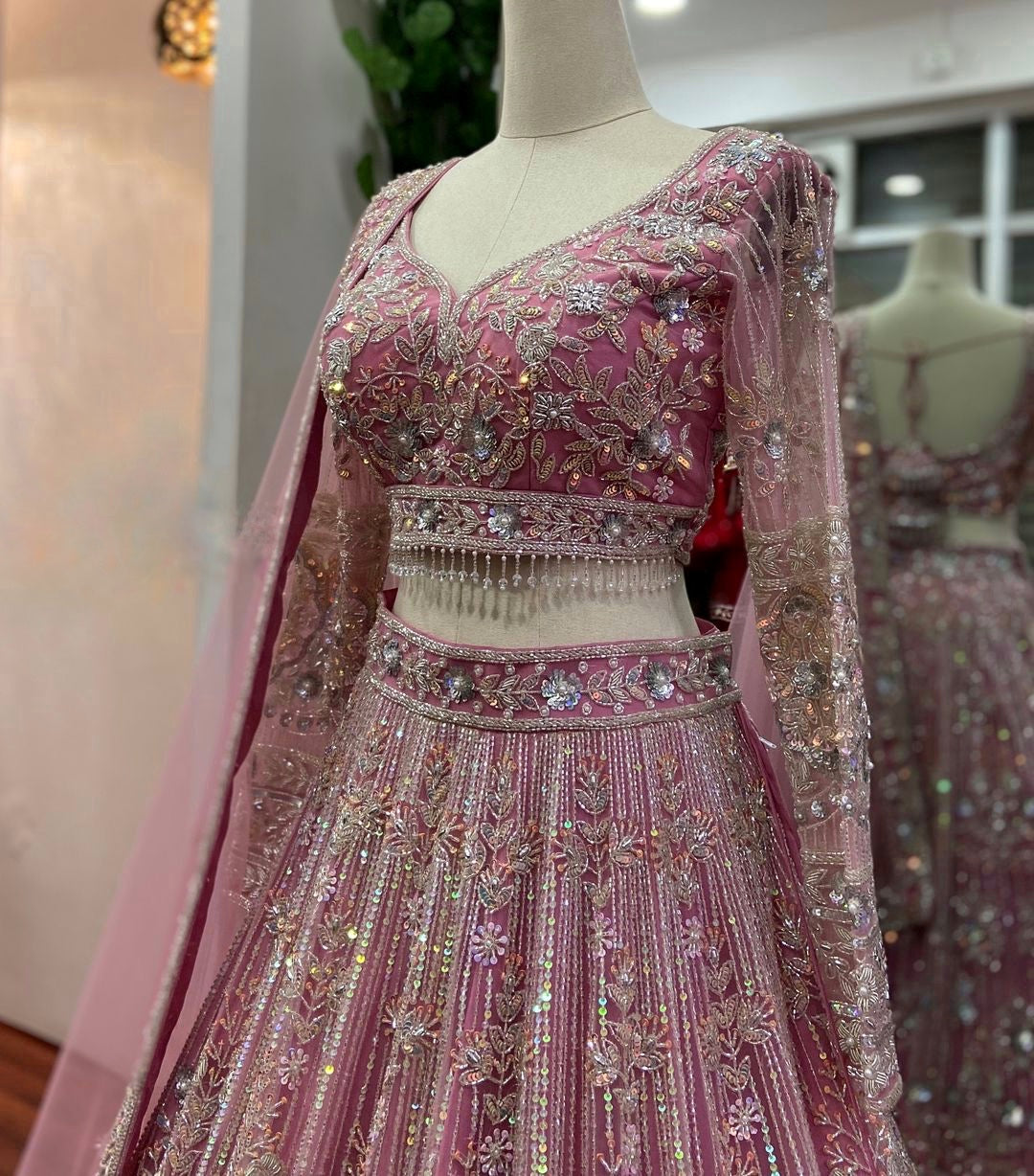 Twinkling Pink Lehenga Choli