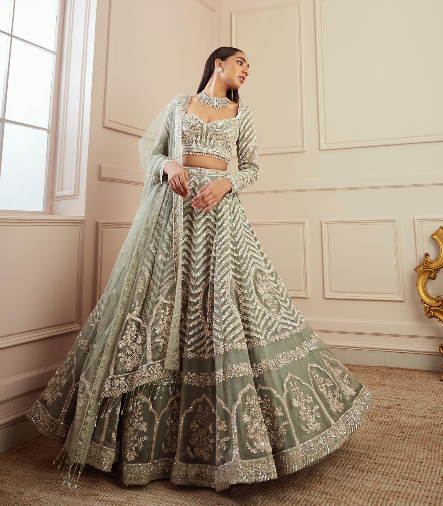 Emerald Grace Lehenga Choli