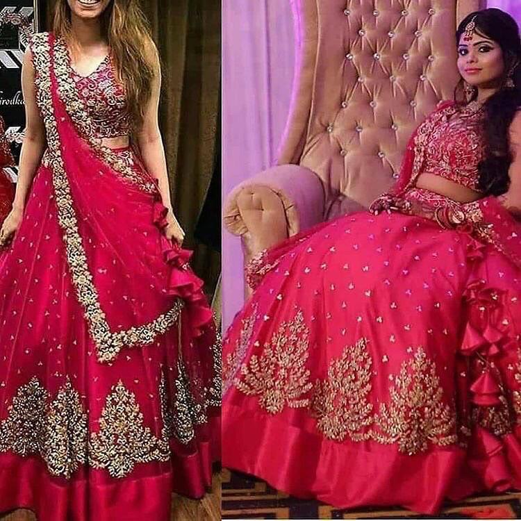 Scintillating Pink Lehenga Choli