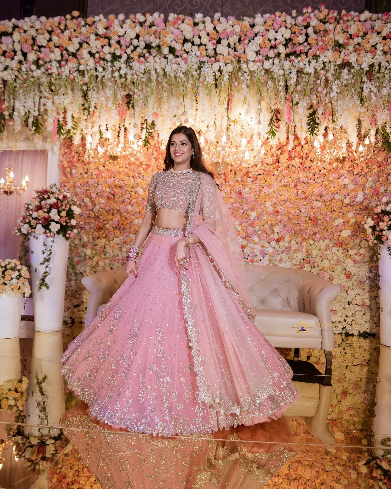 Dazzling Pink Lehenga Choli