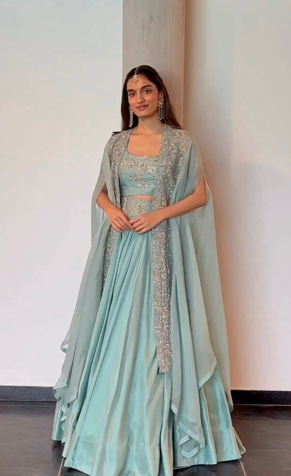 Long shrug with lehenga hotsell