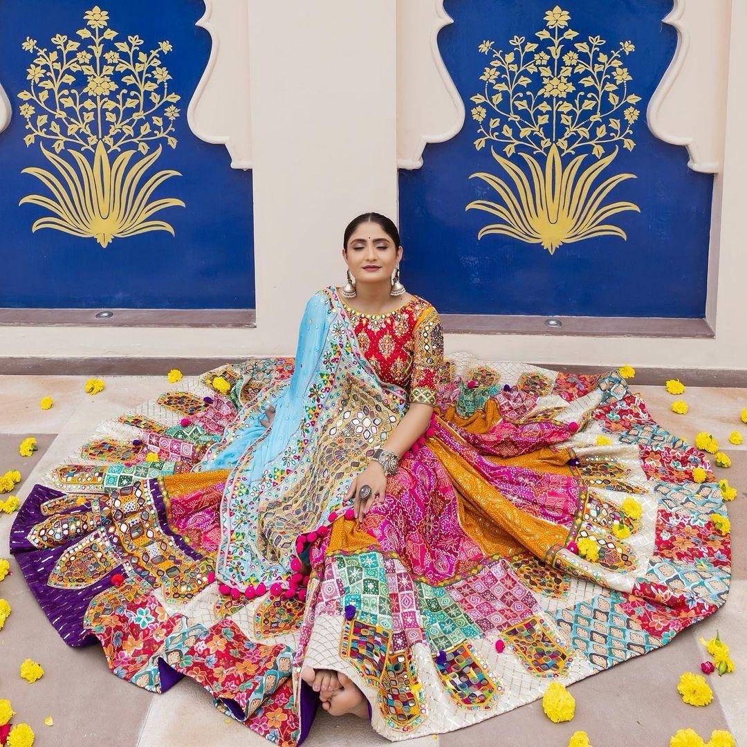 Kaleena Navratri Lehenga Set