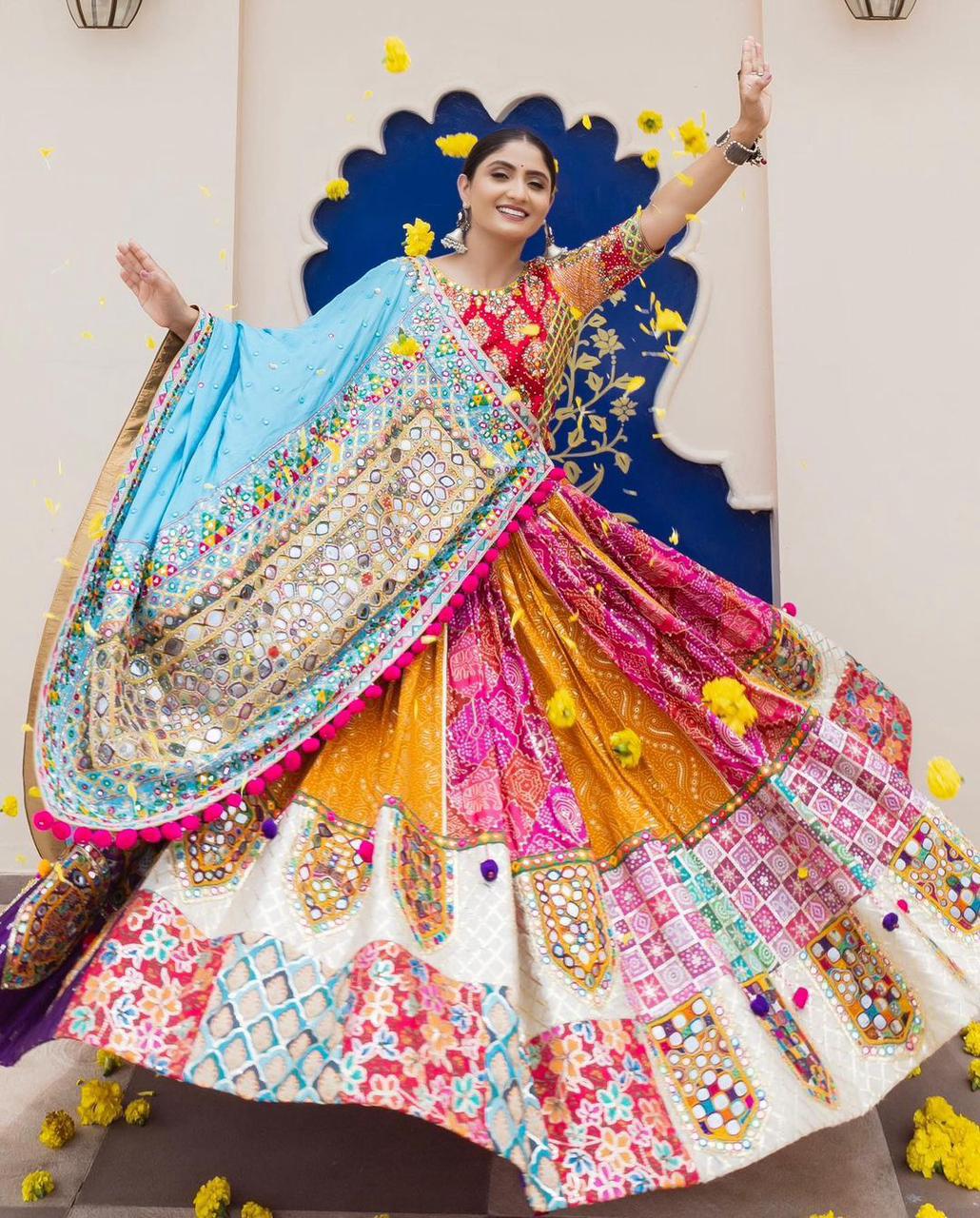 Kaleena Navratri Lehenga Set