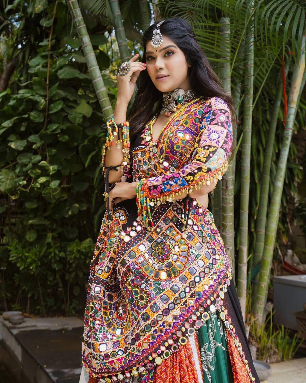 Rutvi Mirror Work Lehenga