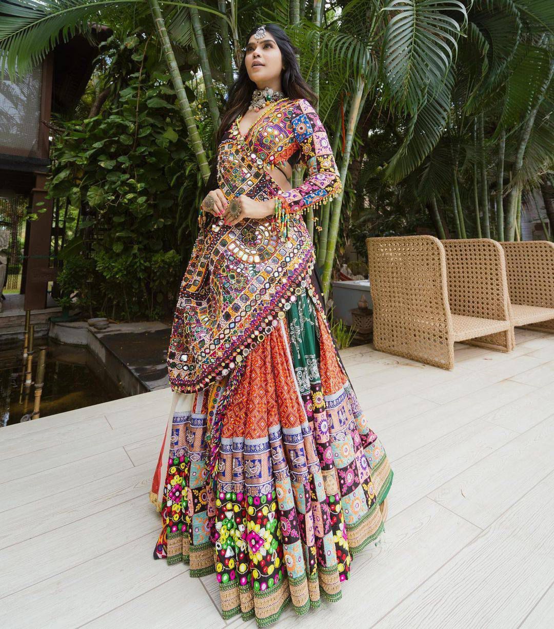 Rutvi Mirror Work Lehenga