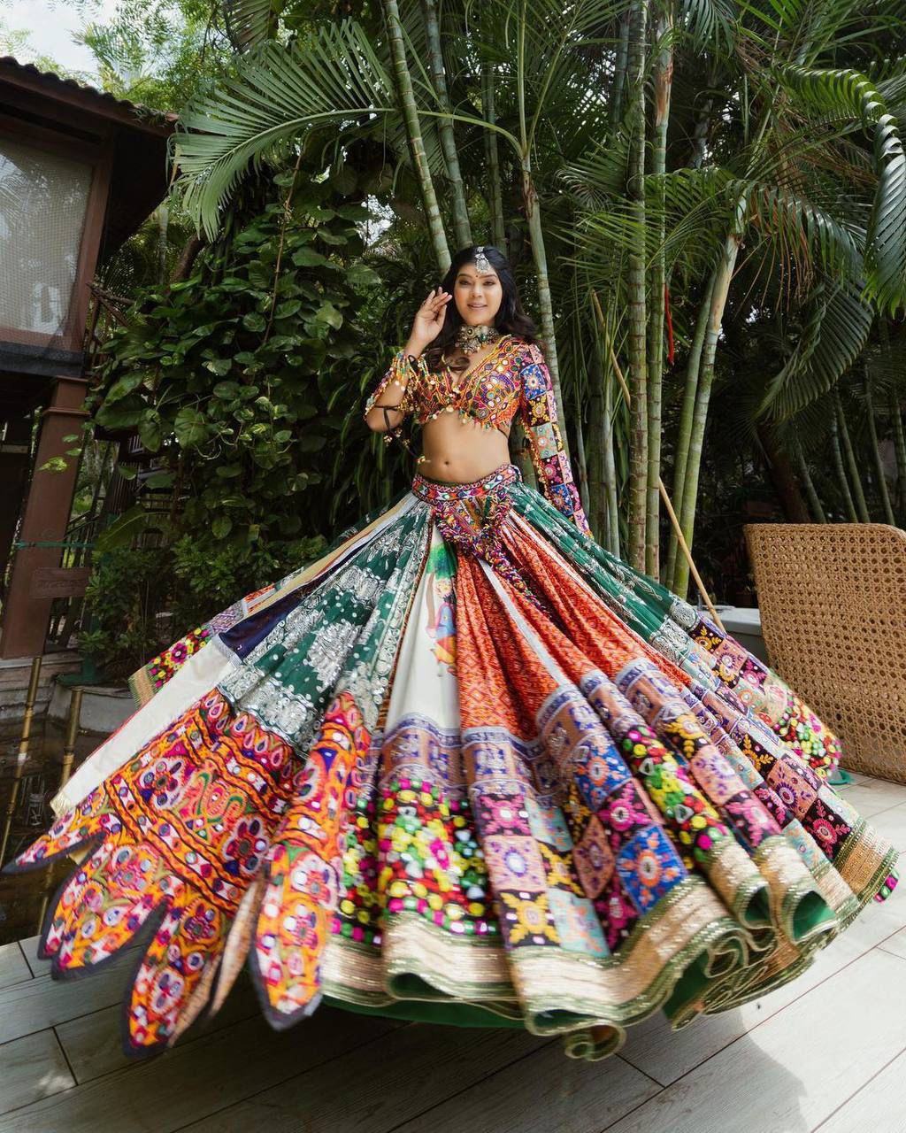 Rutvi Mirror Work Lehenga