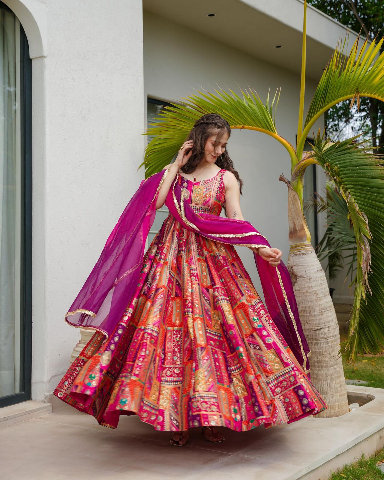 Nayan Anarkali Gown