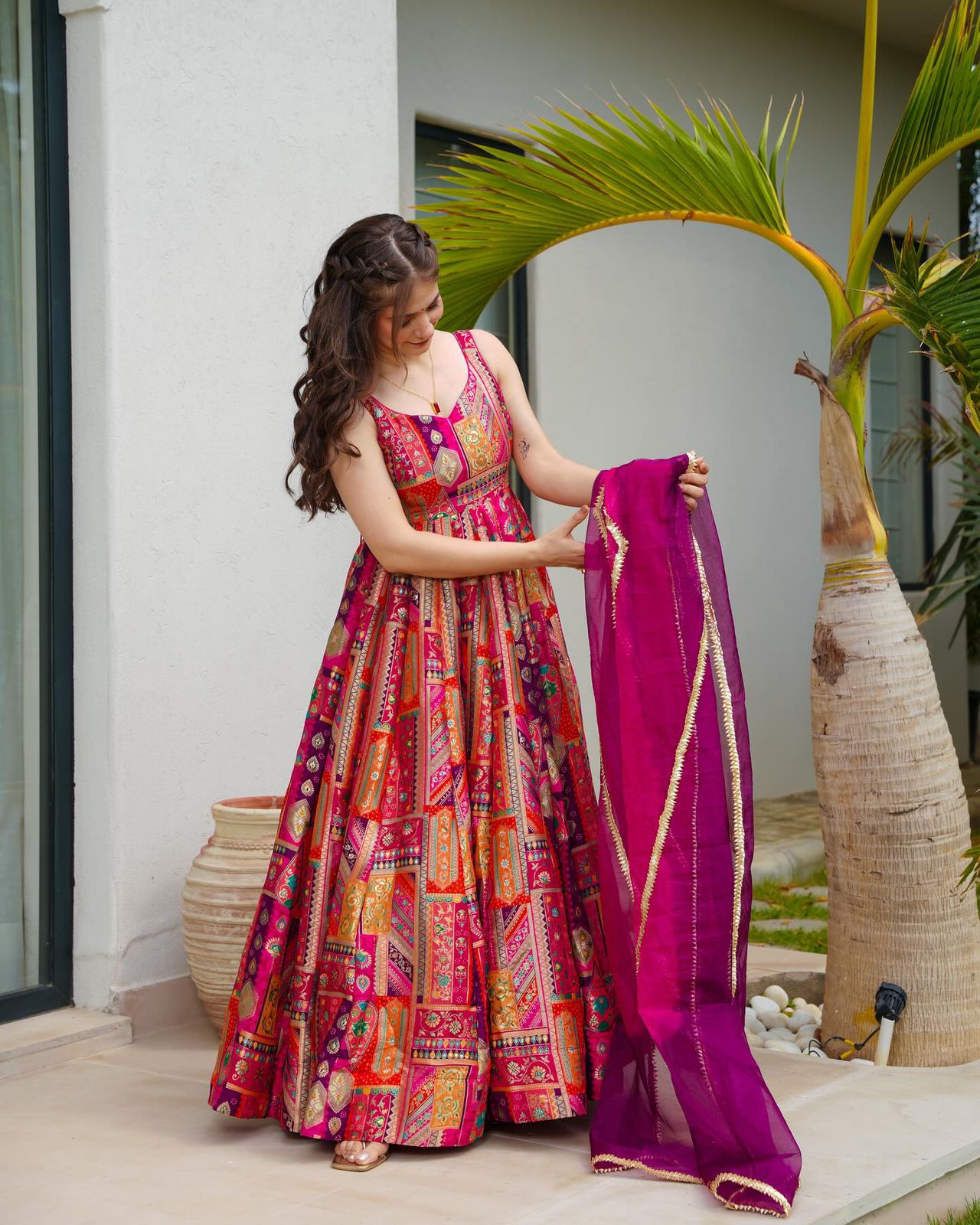 Nayan Anarkali Gown