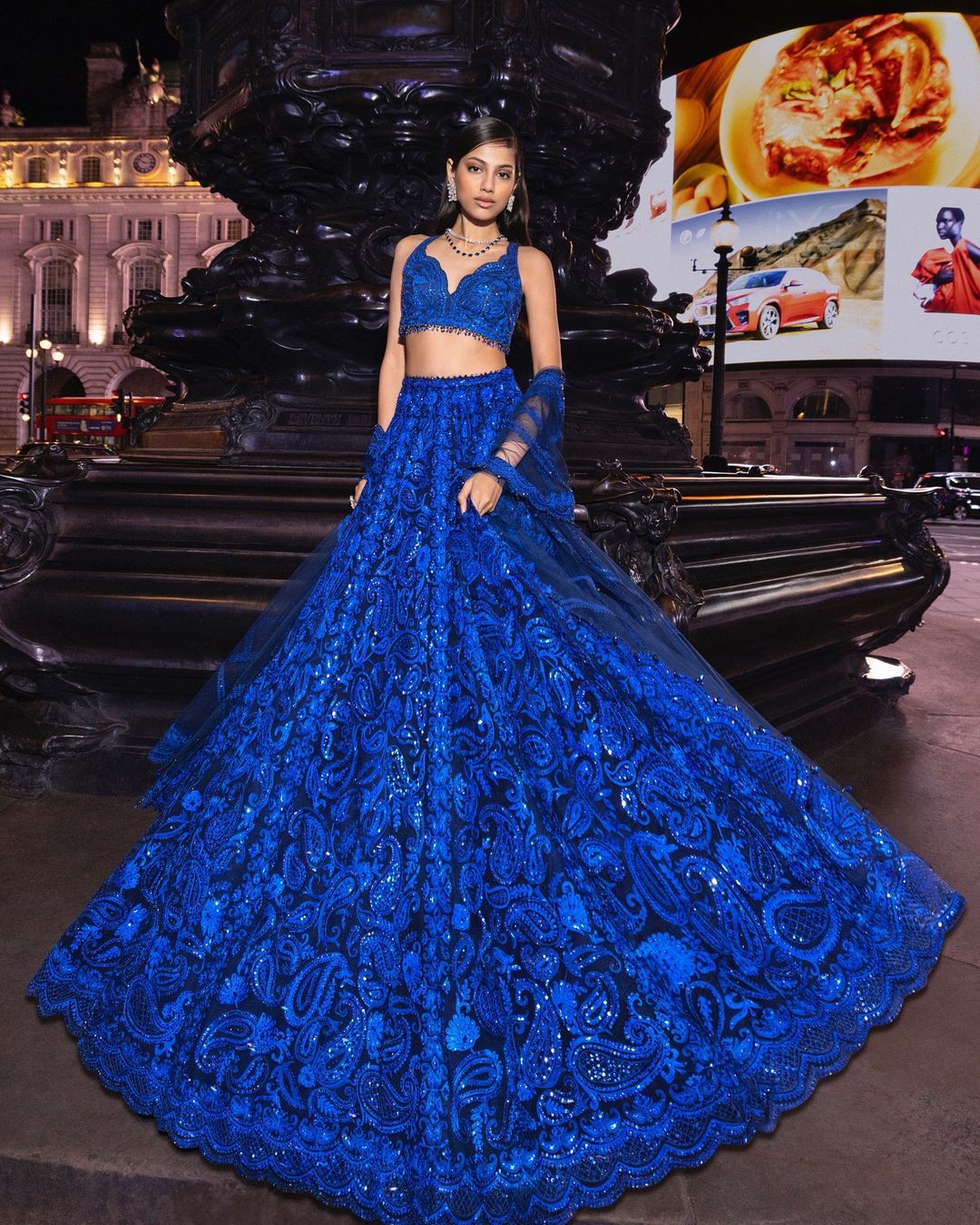 Midnight Royalty Lehenga Set