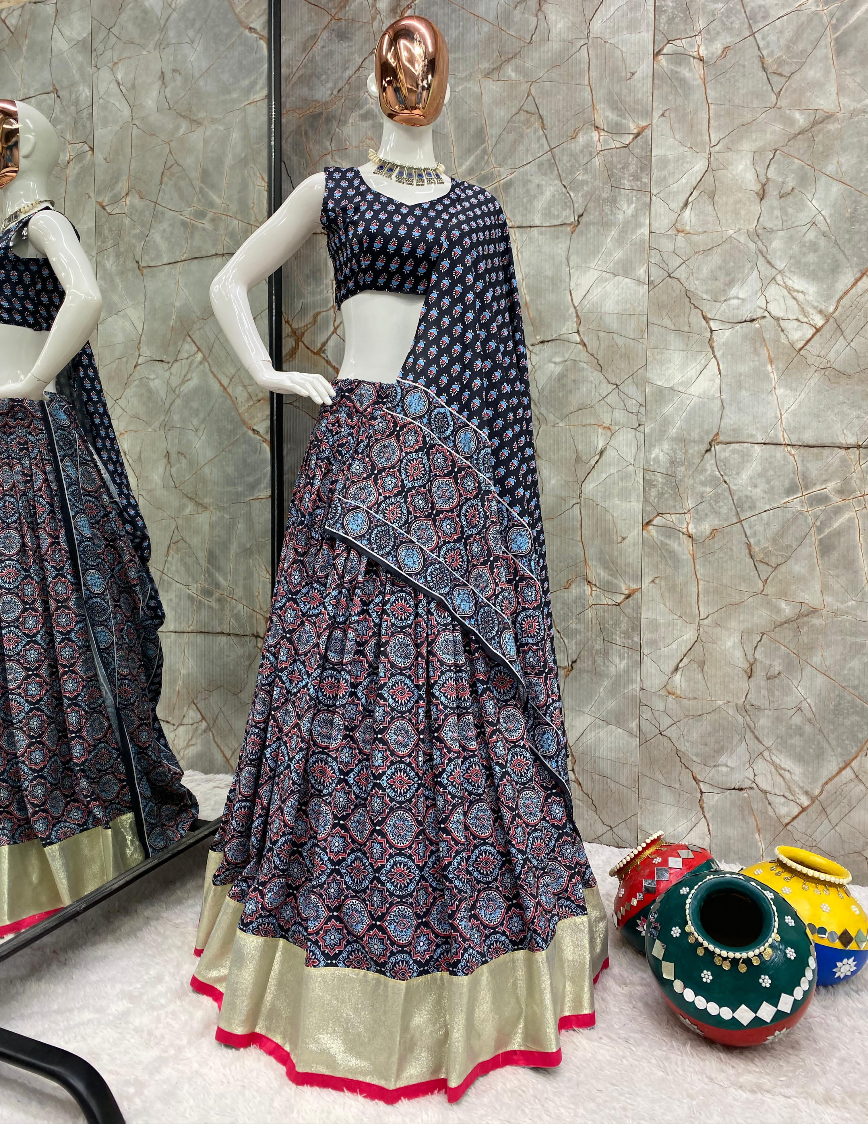 Tarang Navratri Lehenga With Store Images