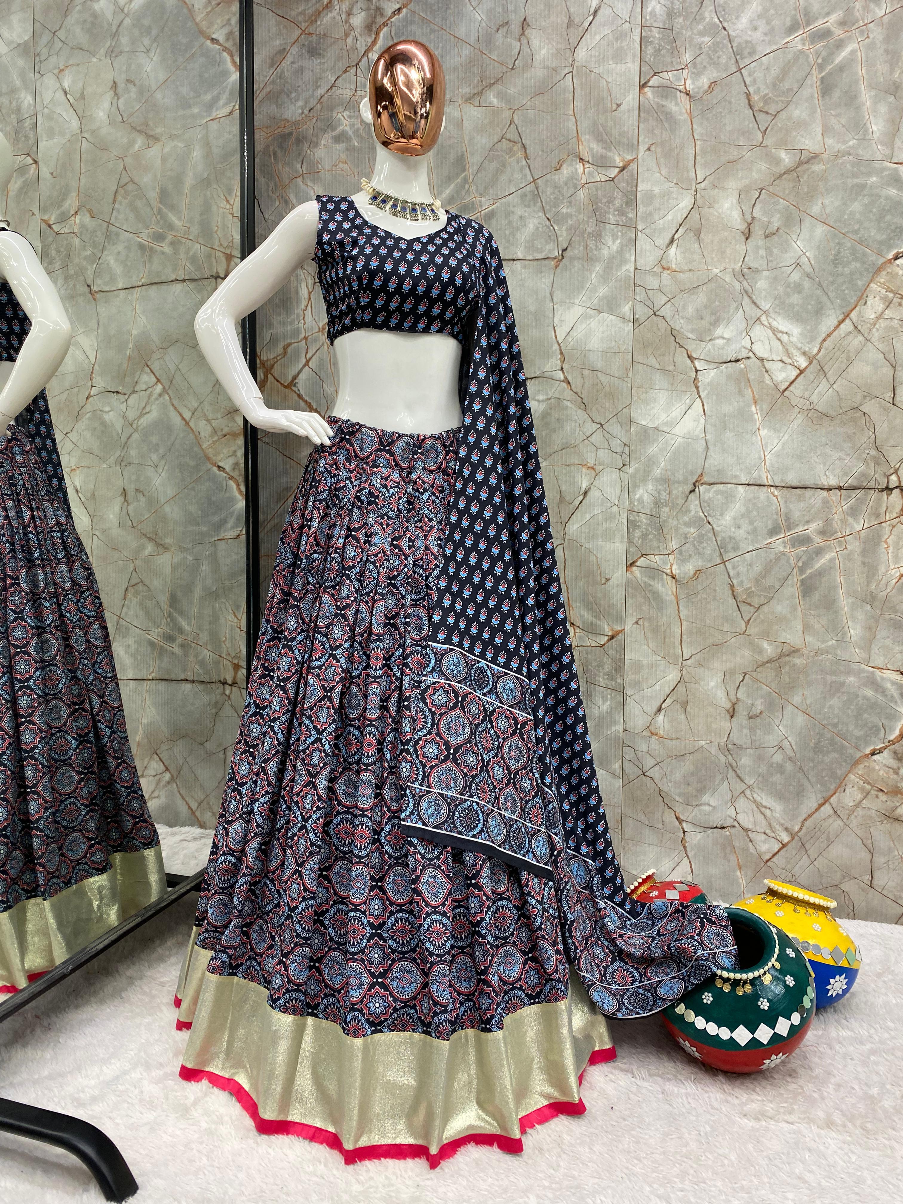 Tarang Navratri Lehenga With Store Images