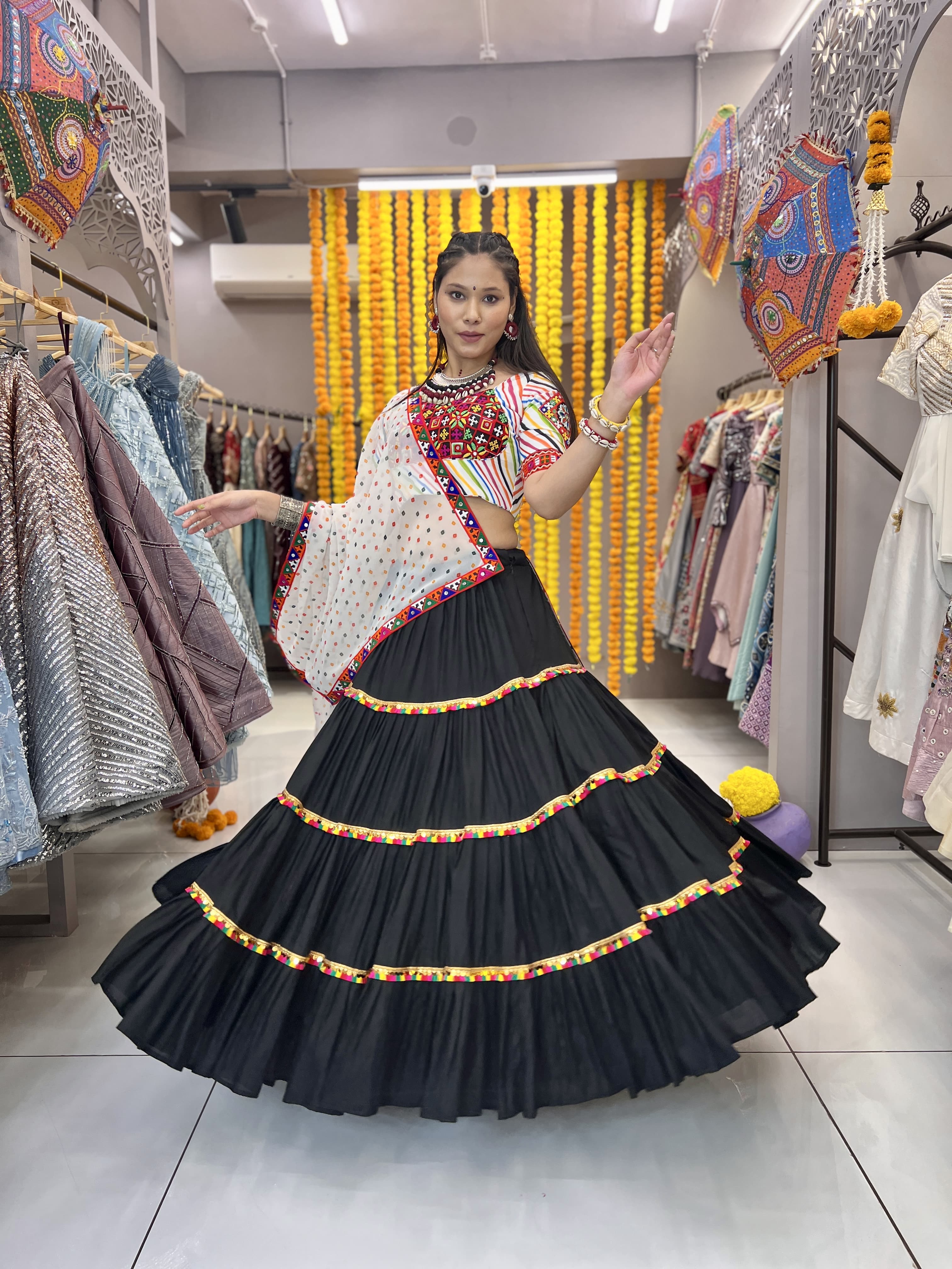 Zohar Garba Lehenga choli