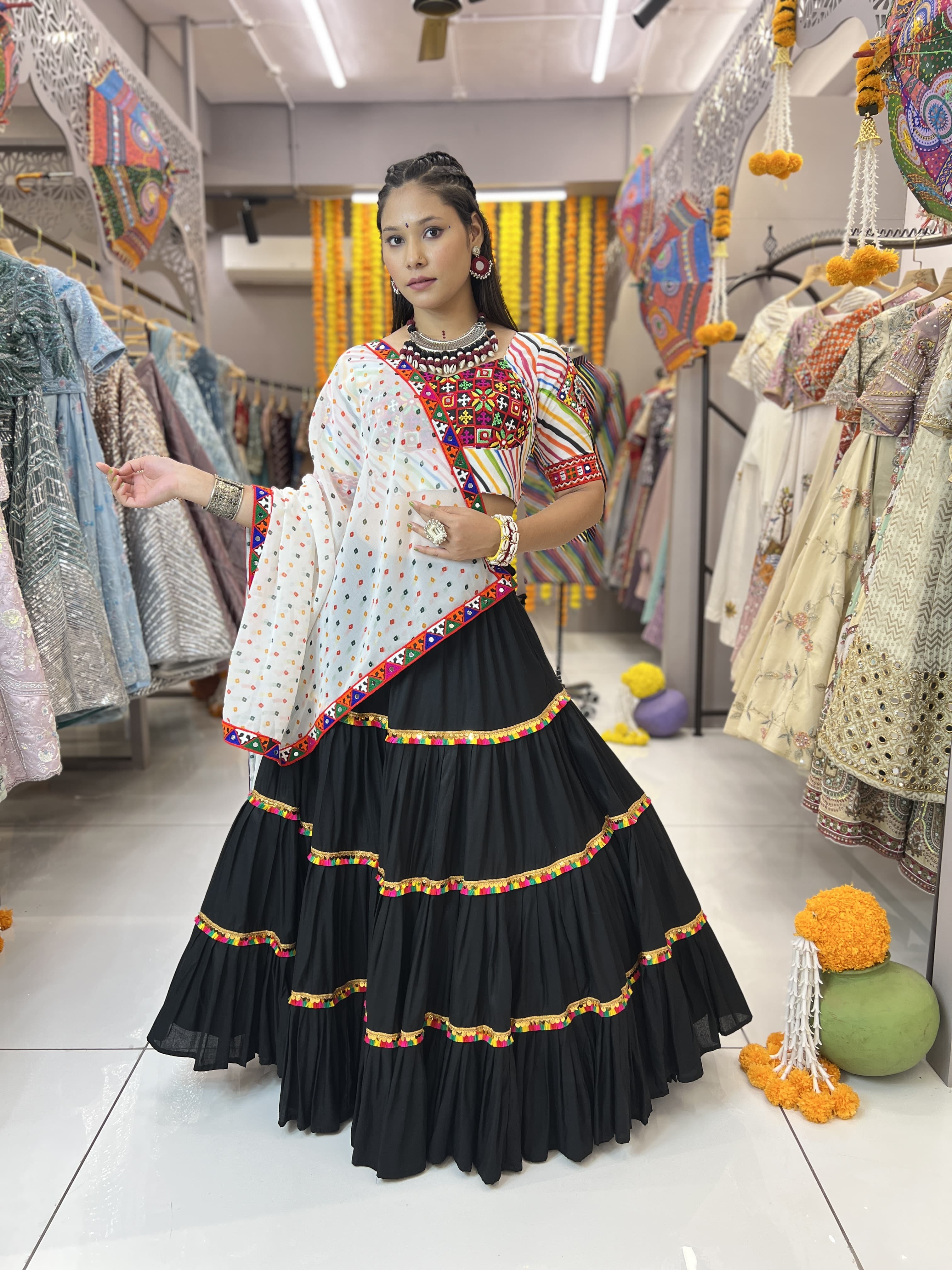 Zohar Garba Lehenga choli