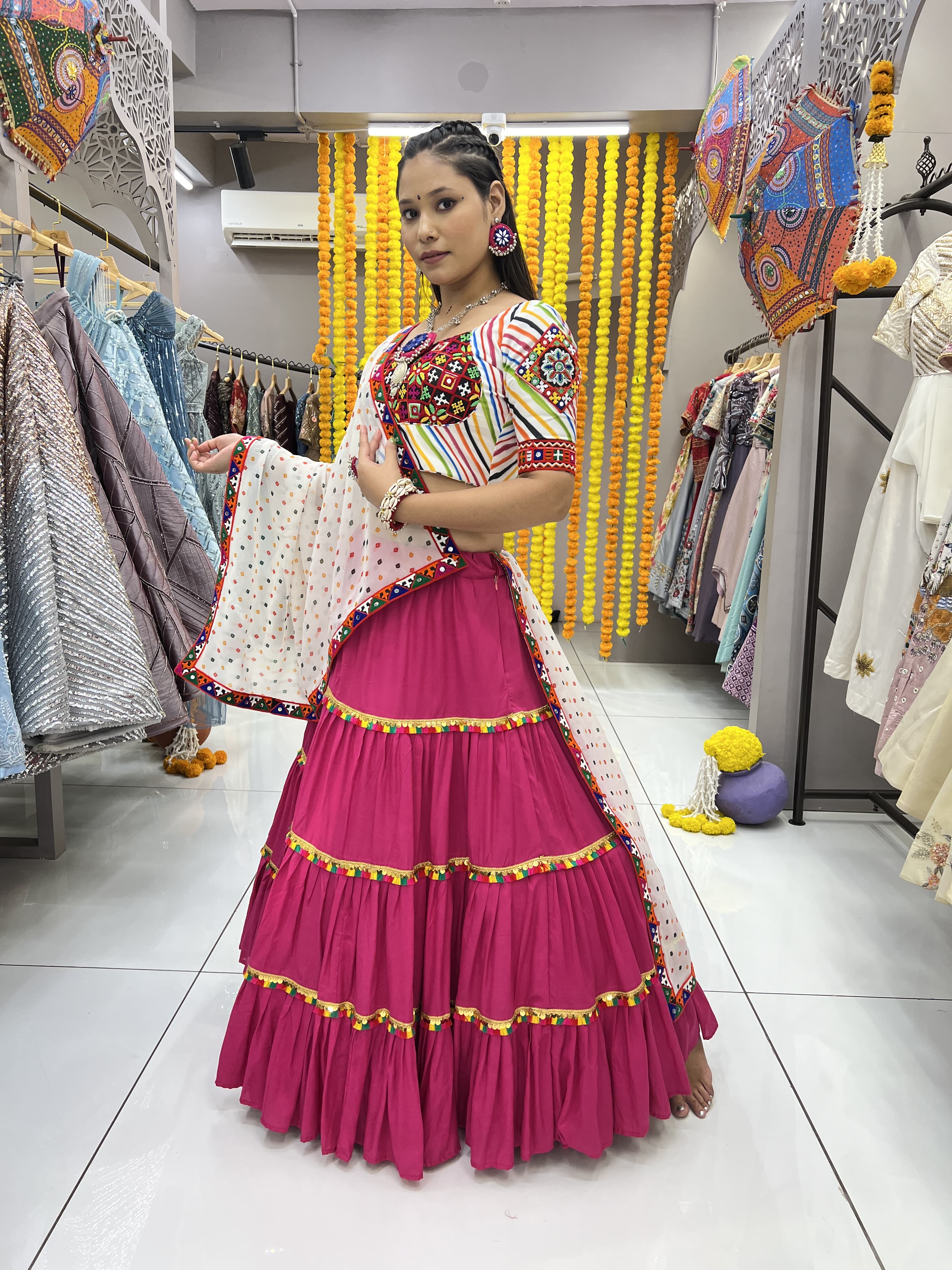 Zohar Garba Lehenga choli