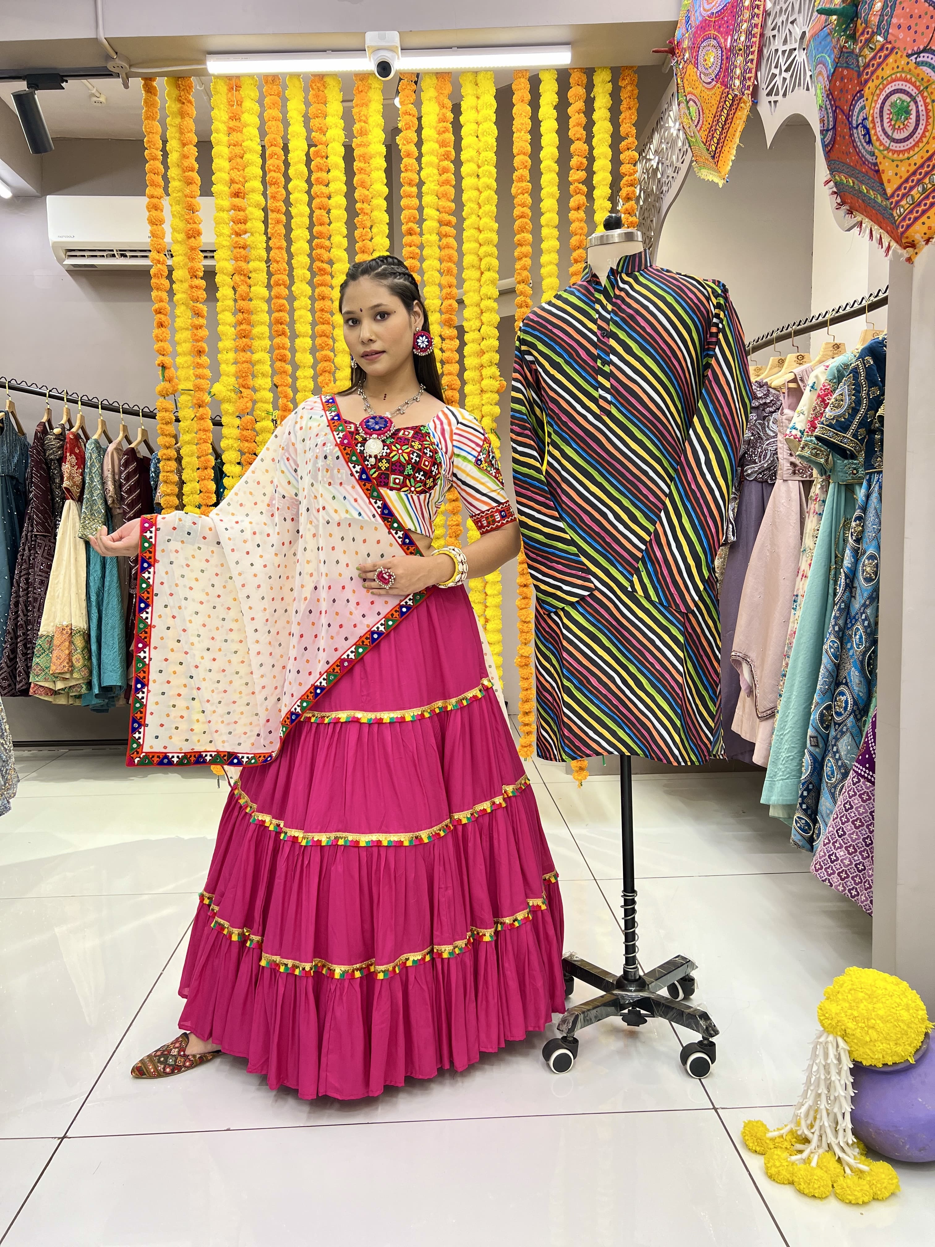 Zohar Garba Lehenga choli