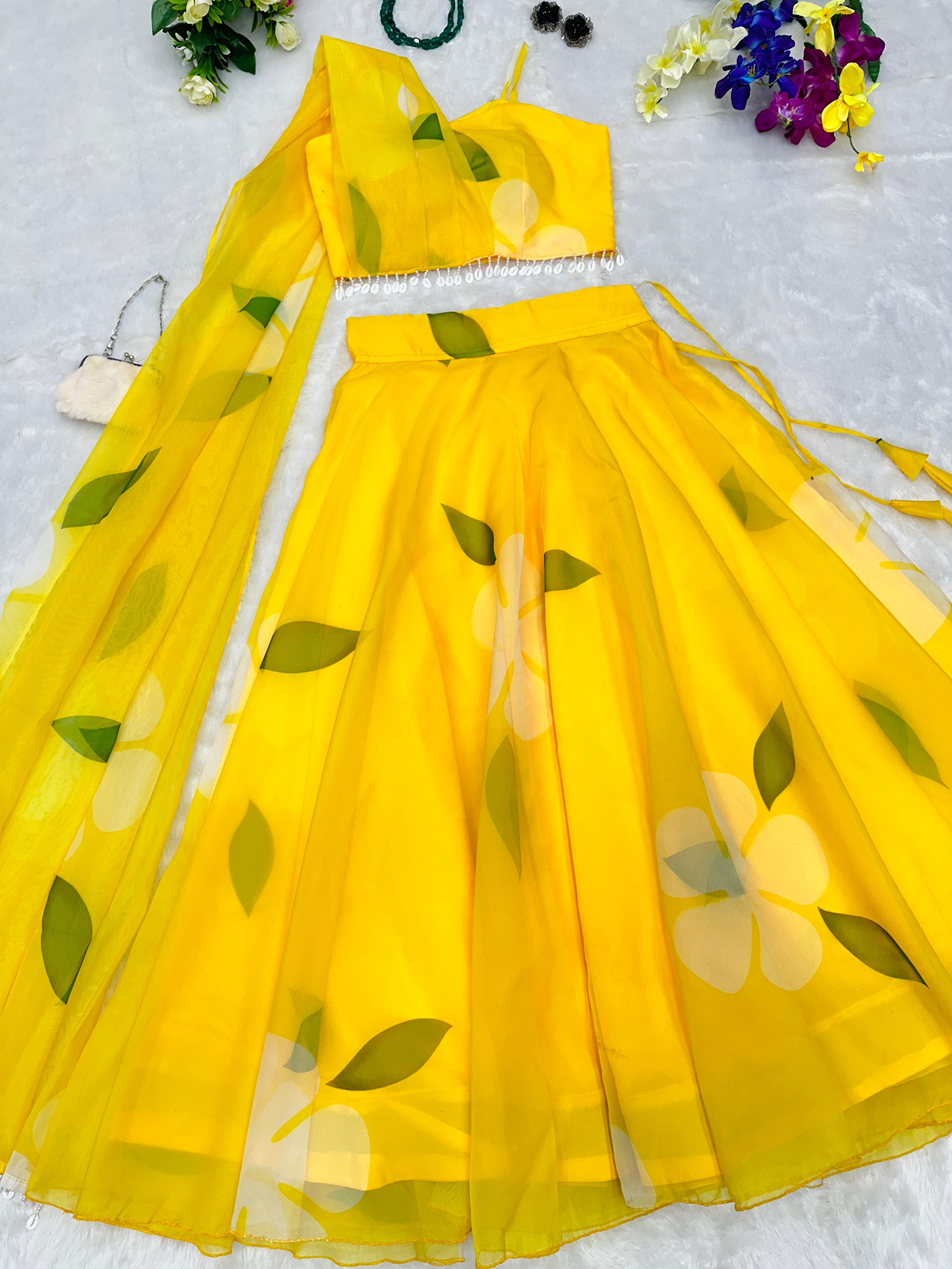 Mellow Yellow Lehenga Choli