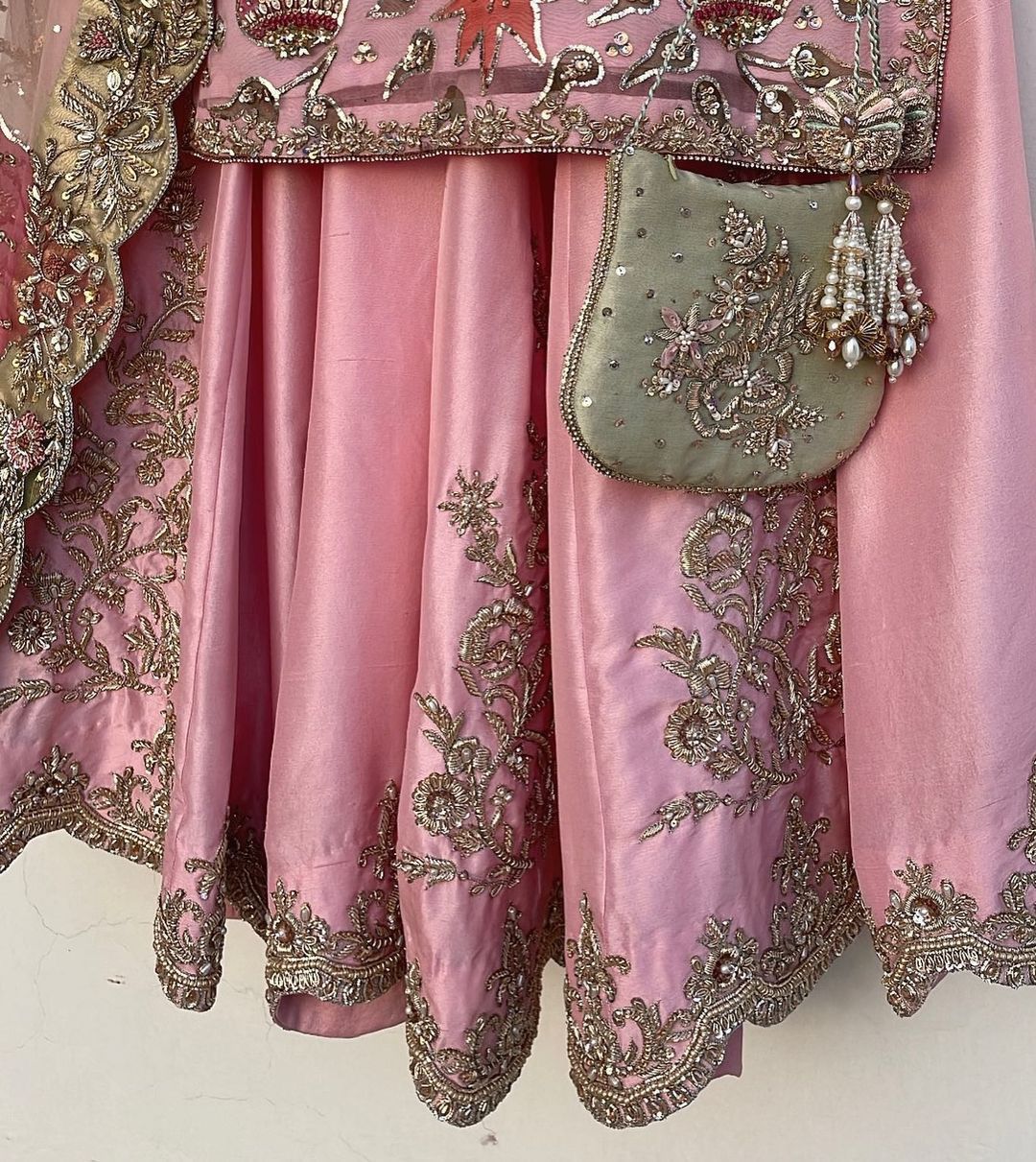 Shandar Pink Sharara Set