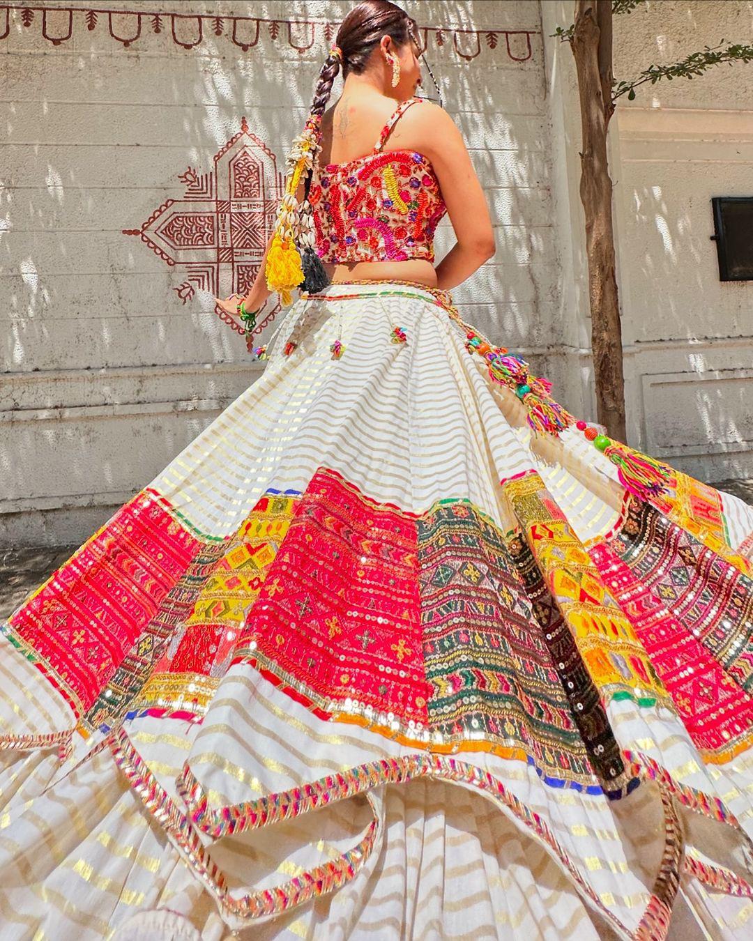 Designer Simple Navratri Chaniya Choli Navratri Special Printed